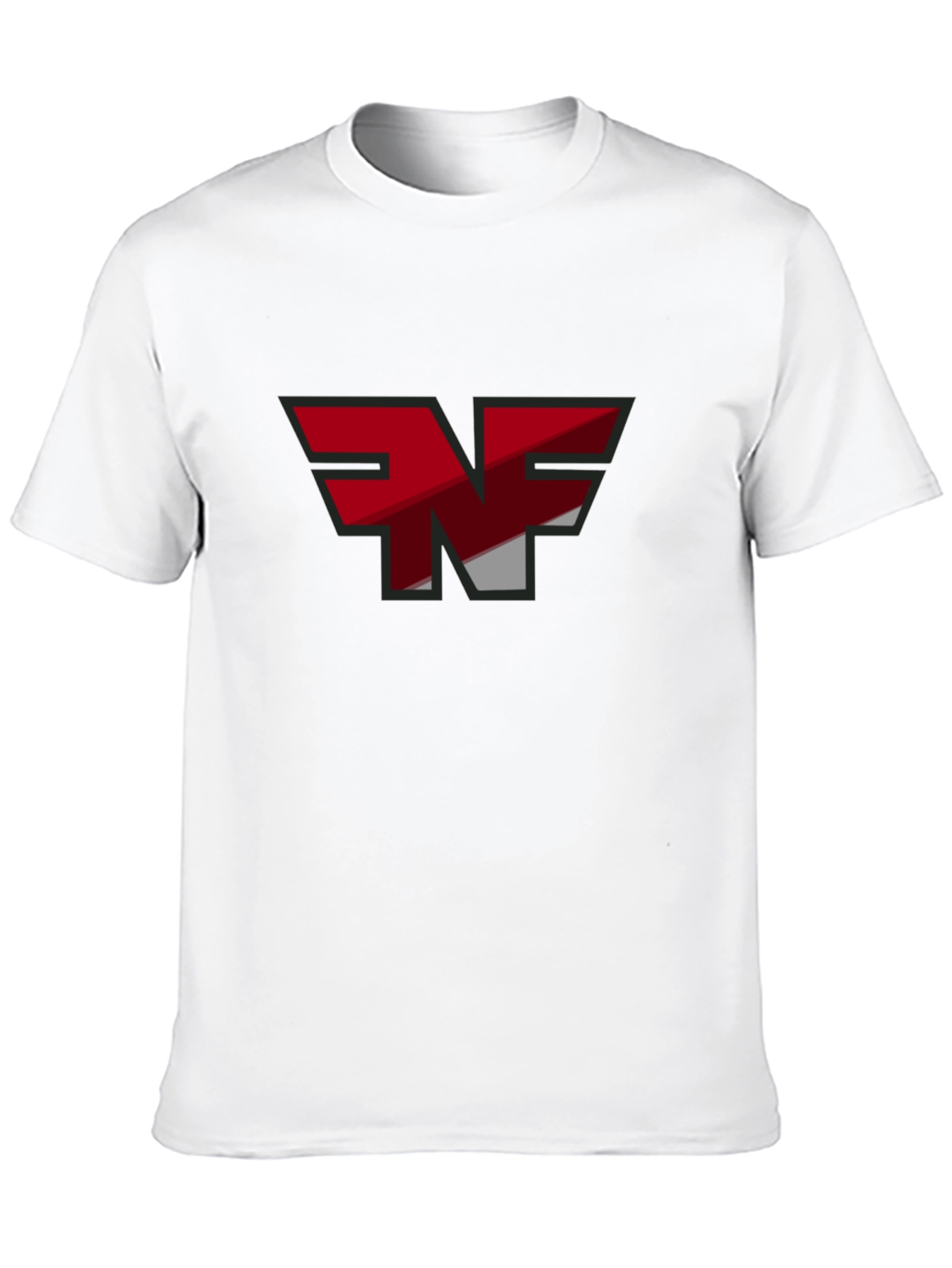 Black NF Logo Graphic T-Shirt - Black Cotton Blend view 10