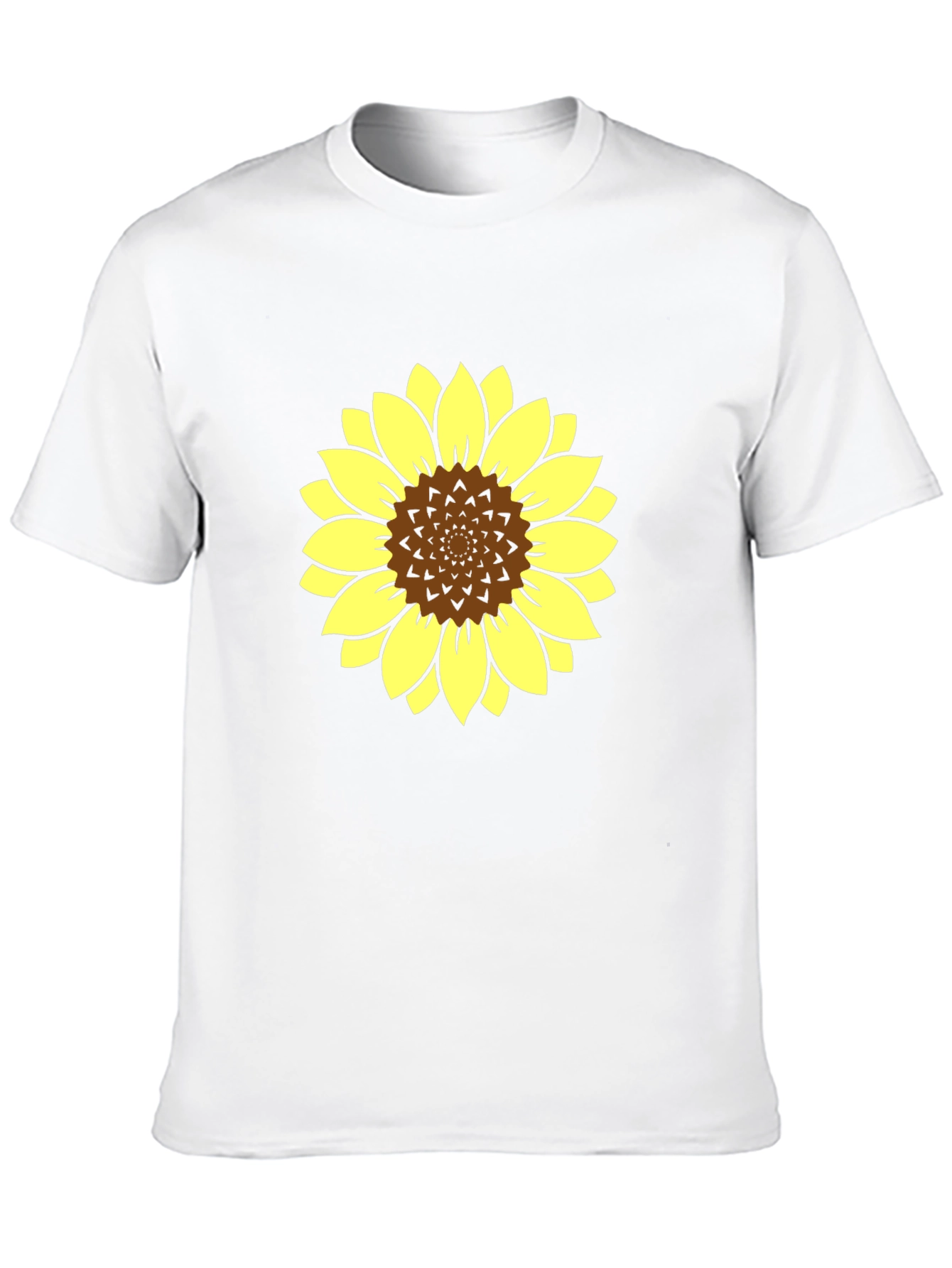 Black Sunflower Graphic Tee - Stylish Black Cotton T-Shirt view 10