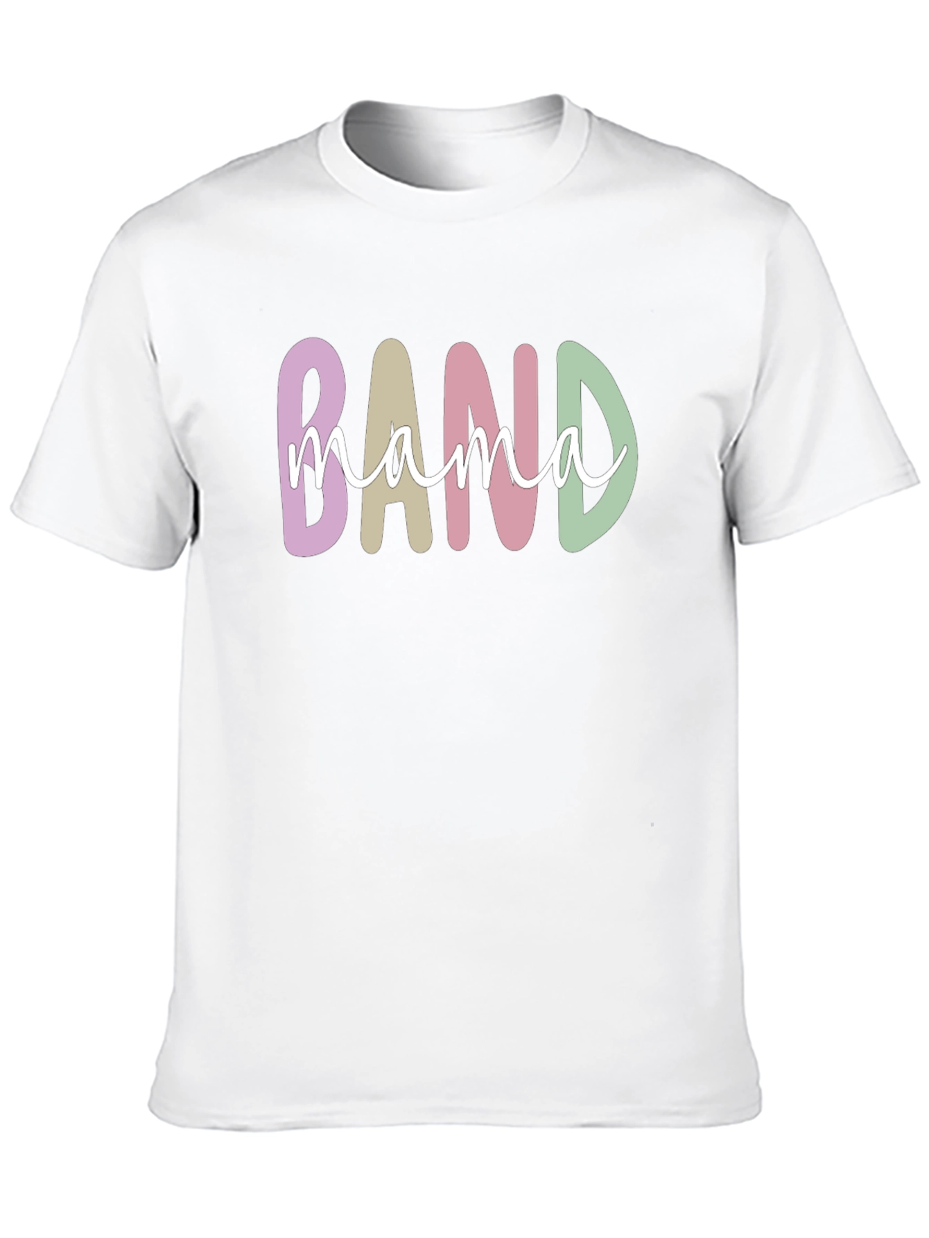 Black Band Mama T-Shirt - Stylish Musician Mom Tee view 10