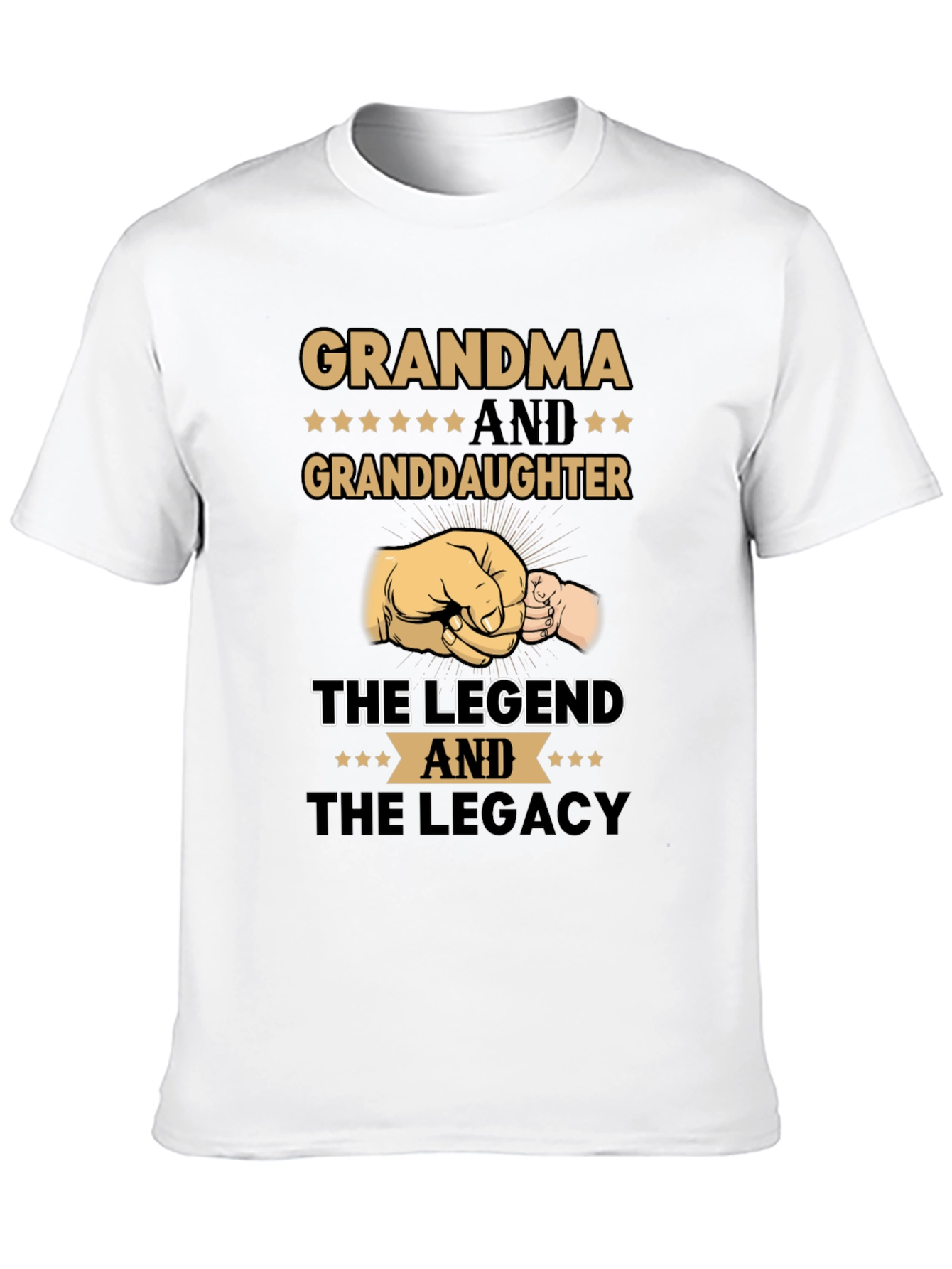 Black Grandma & Granddaughter Legend Legacy T-Shirt view 10