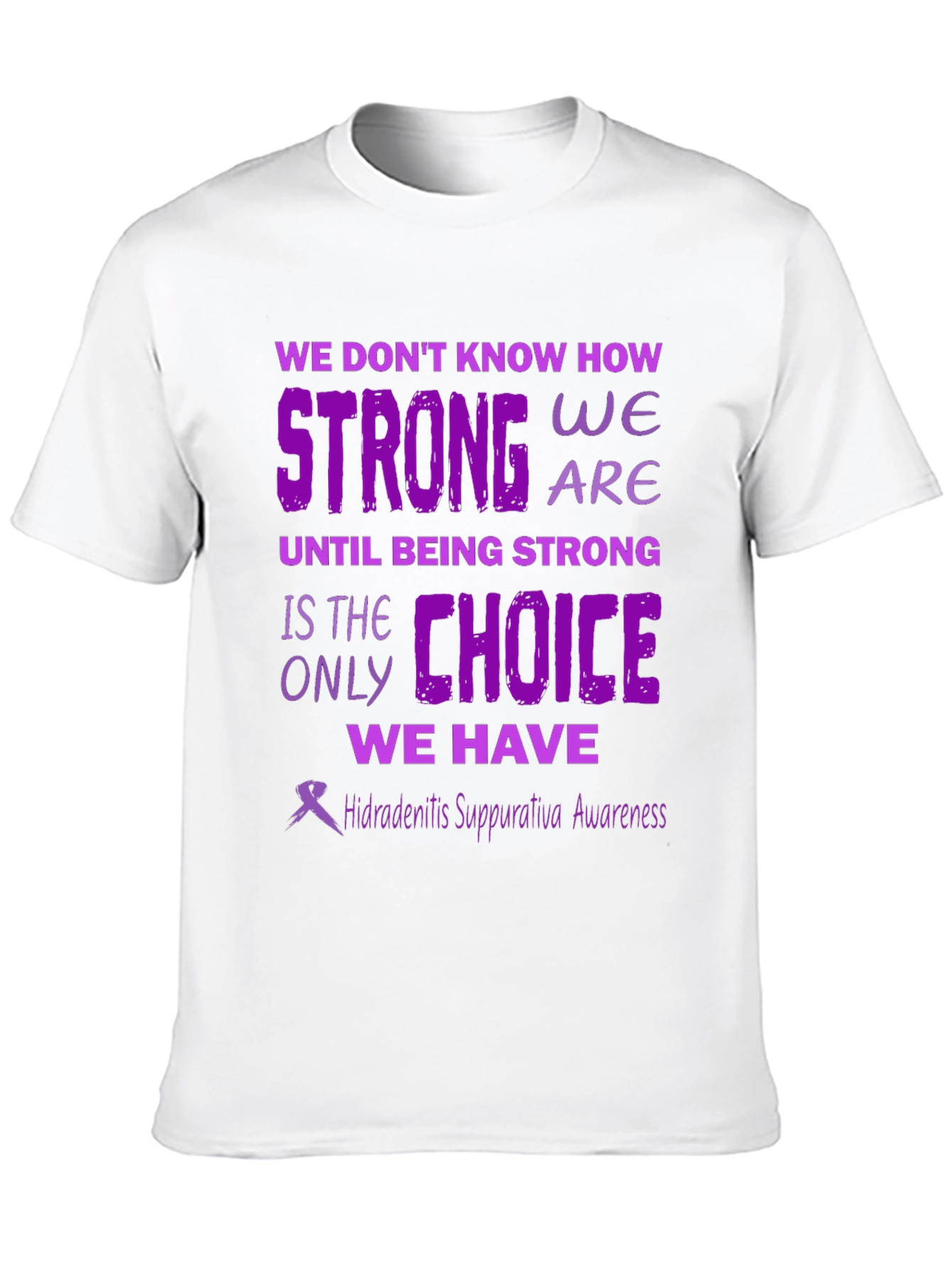 Black Hidradenitis Suppurativa Awareness T-Shirt view 10