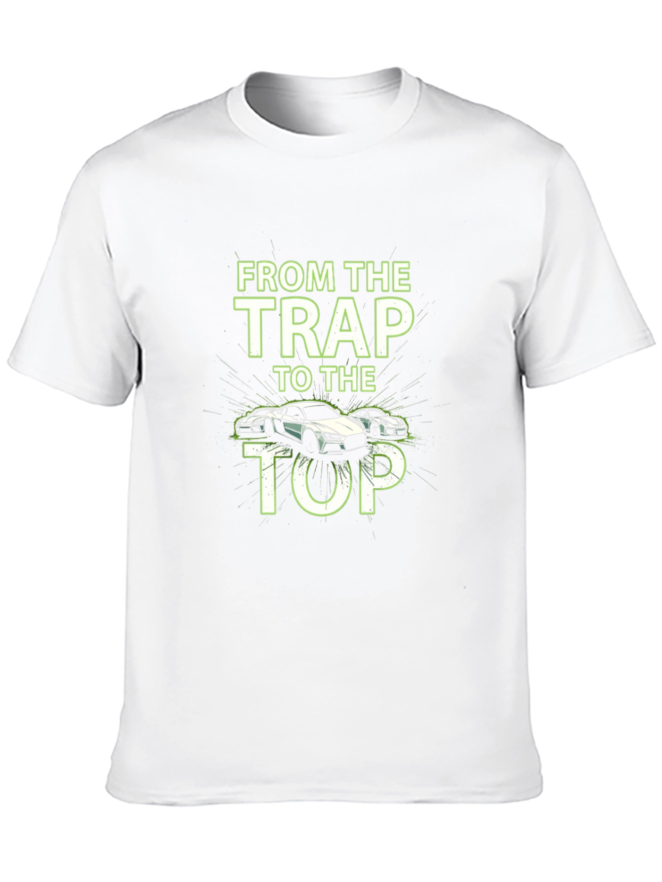 Black From The Trap To The Top Graphic Tee view 10