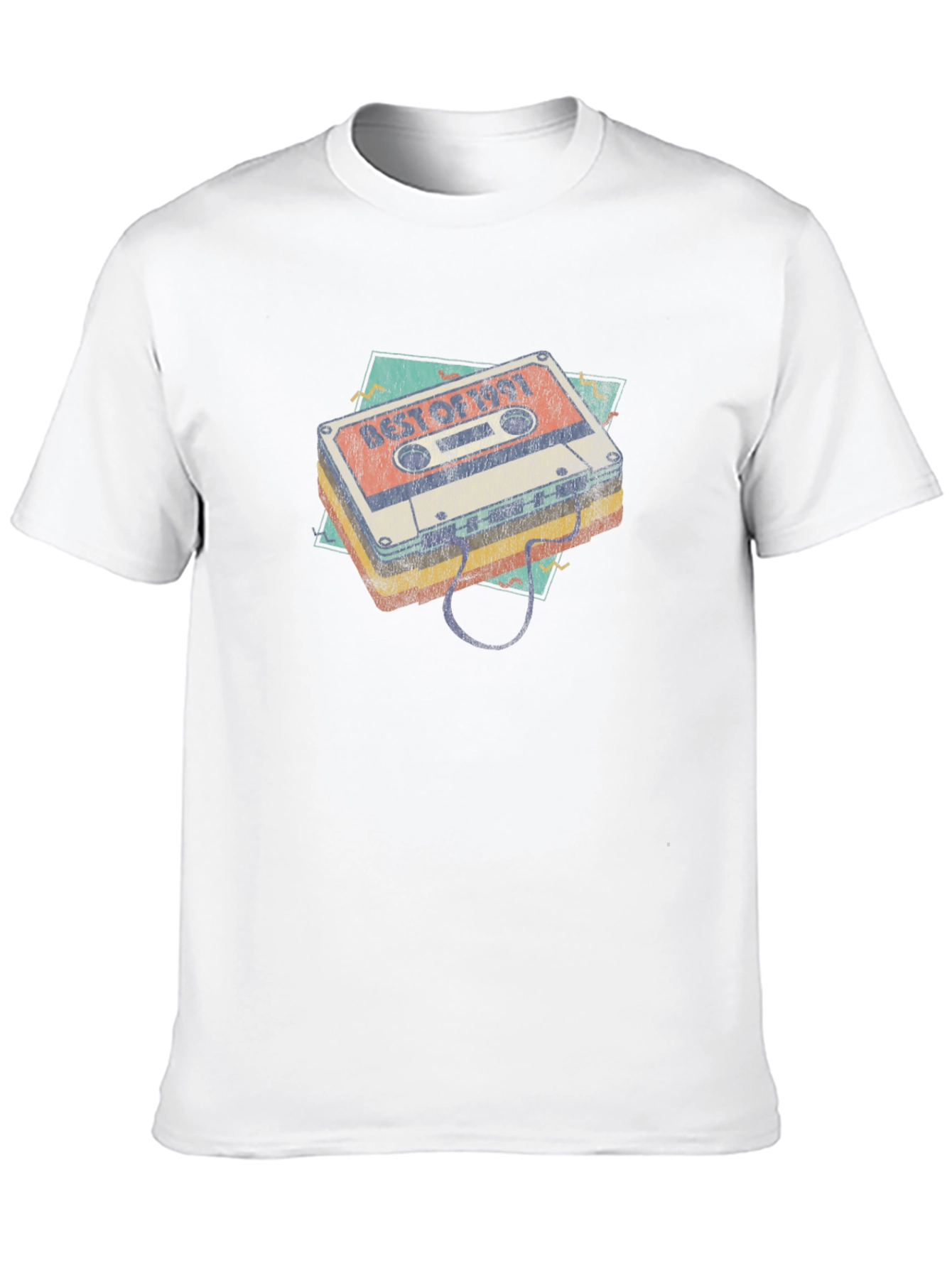 Black Retro Cassette Tape Best of 1991 Graphic Tee view 10