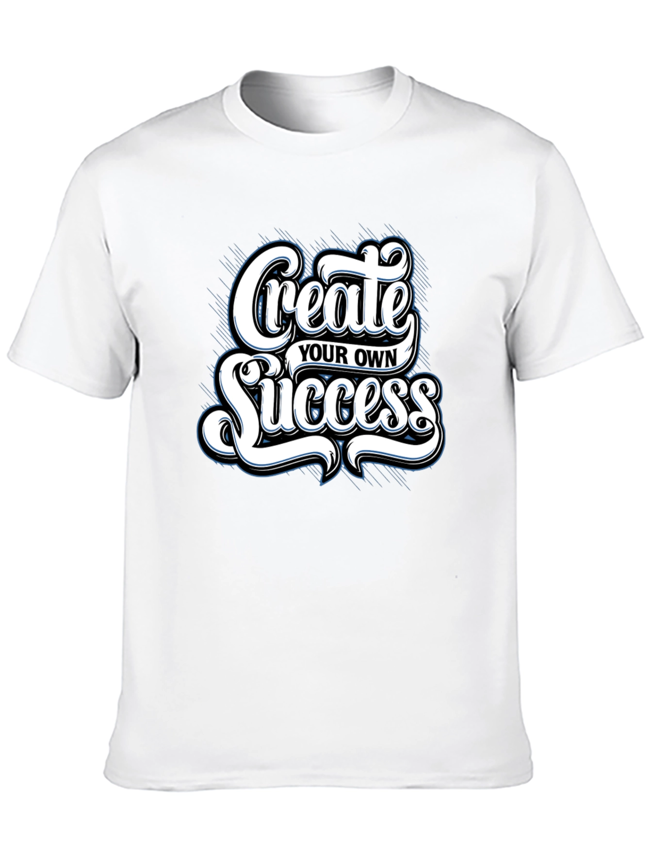 Black Create Your Own Success Graphic Tee view 10