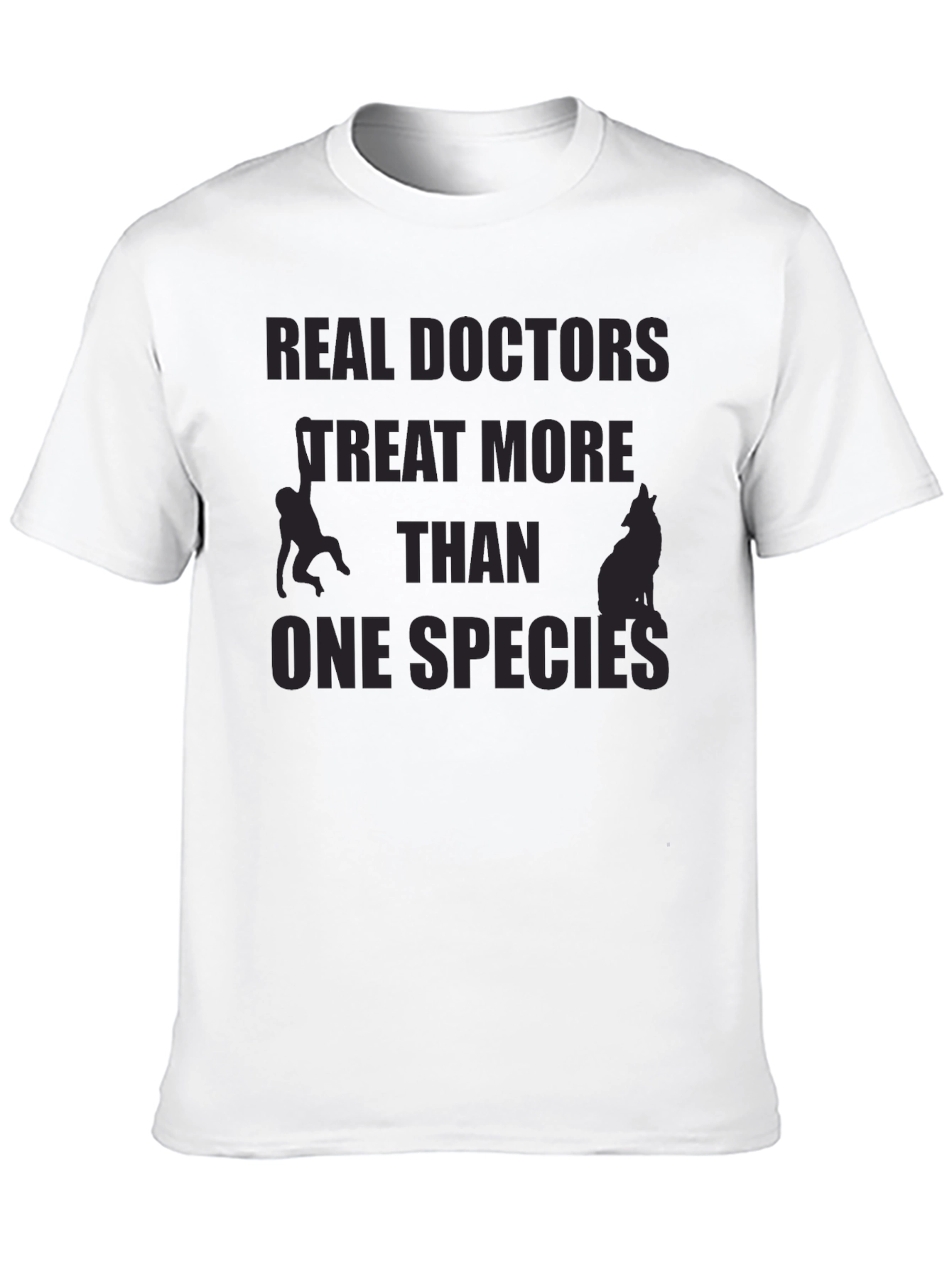 Black Real Doctors Treat More Than One Species T-Shirt view 10