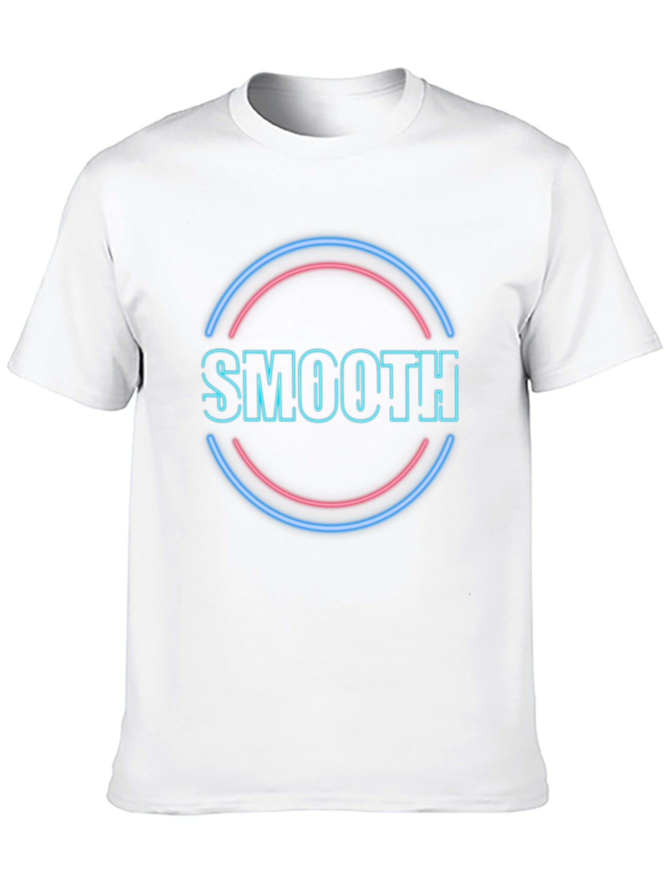 Black Neon "Smooth" Graphic Black T-Shirt view 10