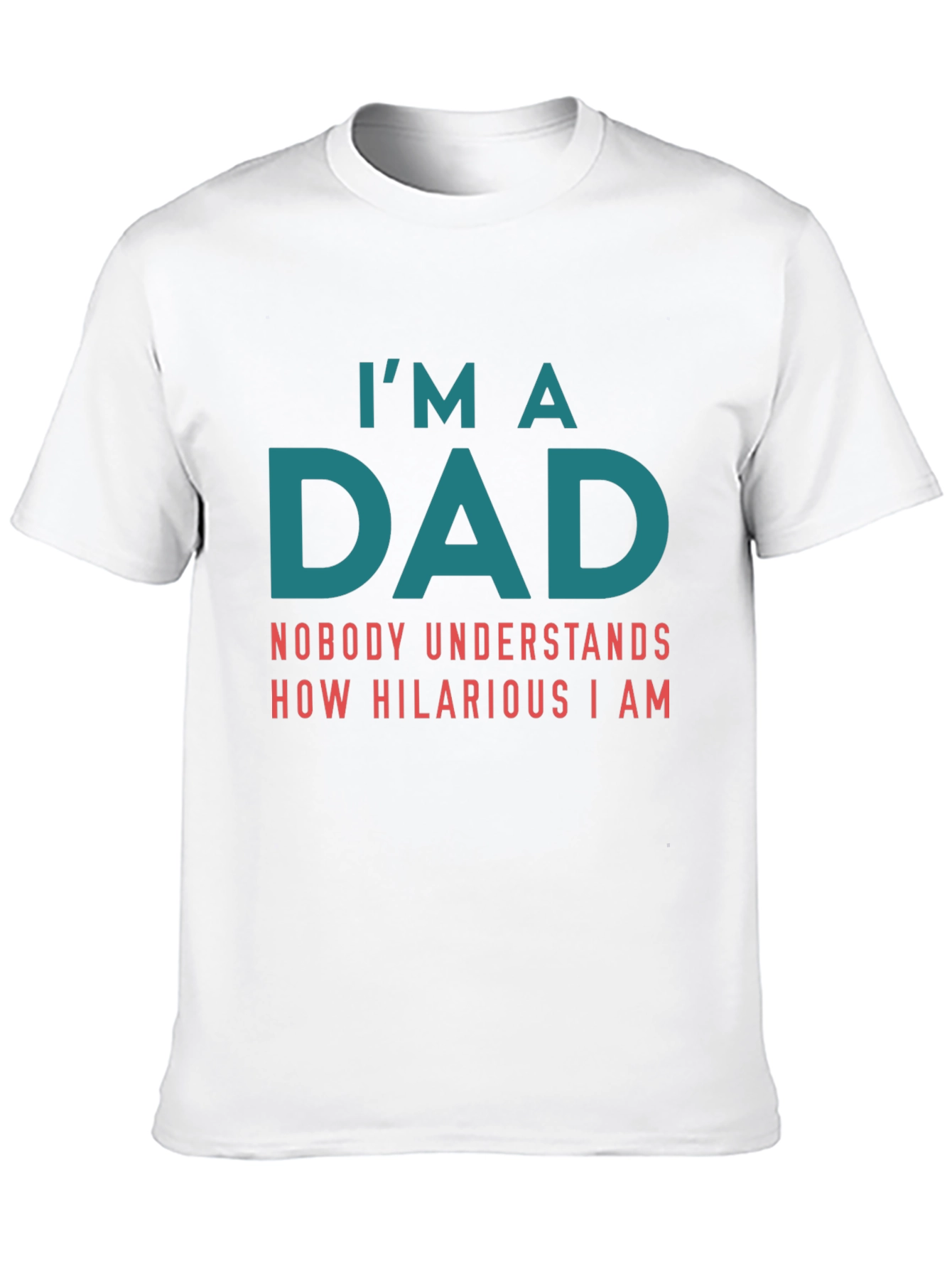Black Funny Dad T-Shirt: I'm A Dad view 10