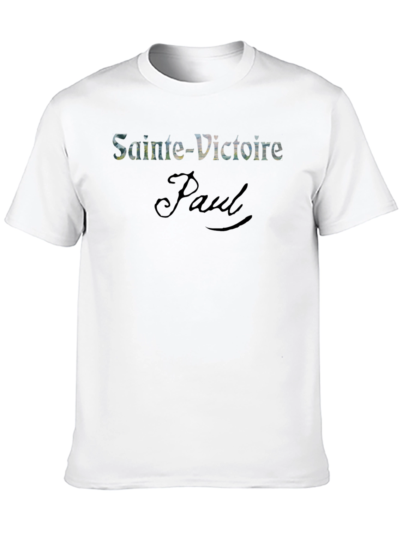 Black Sainte-Victoire Paul Black T-Shirt view 10