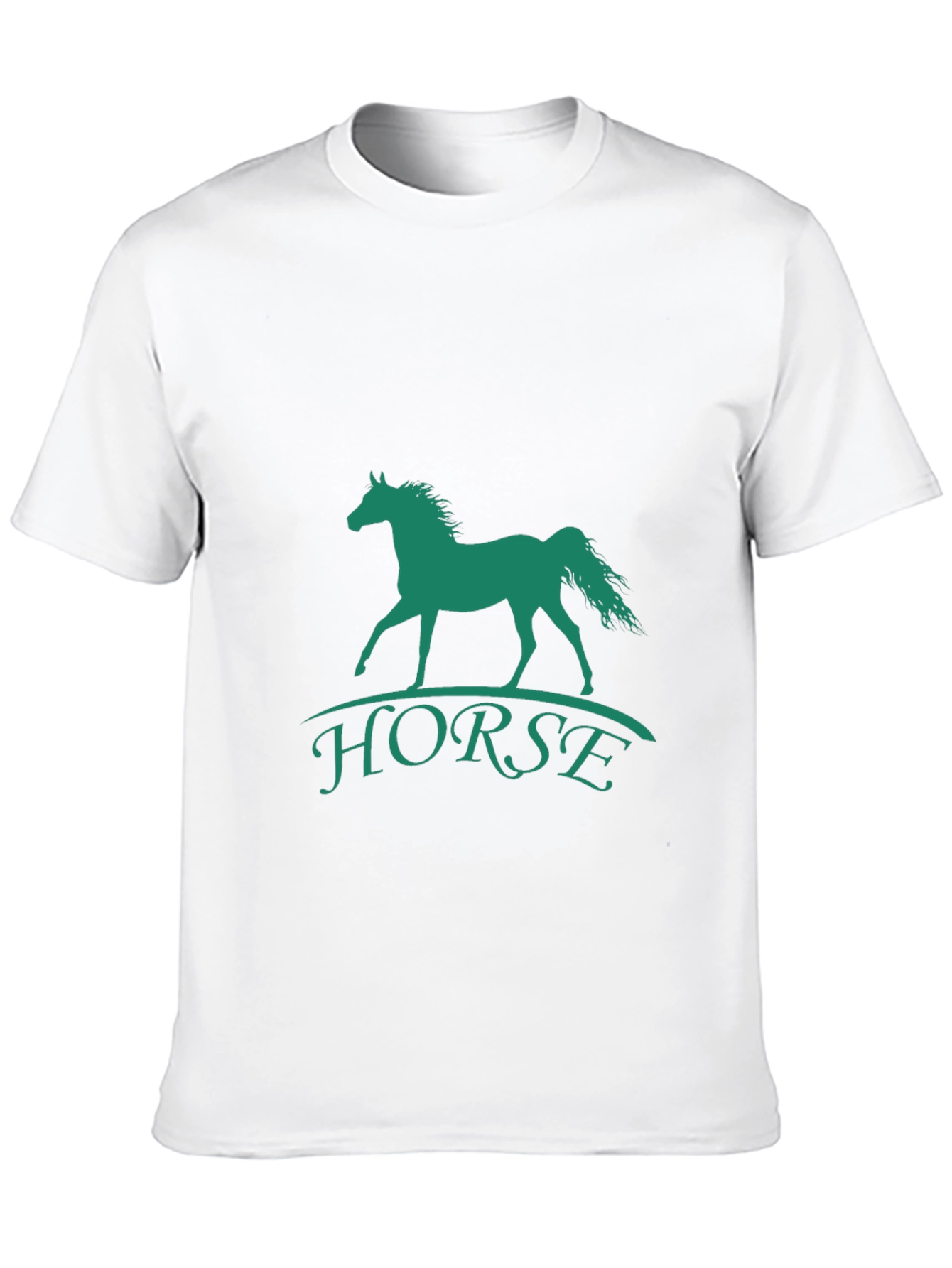 Black Horse Graphic Tee - Black Casual Comfort view 10