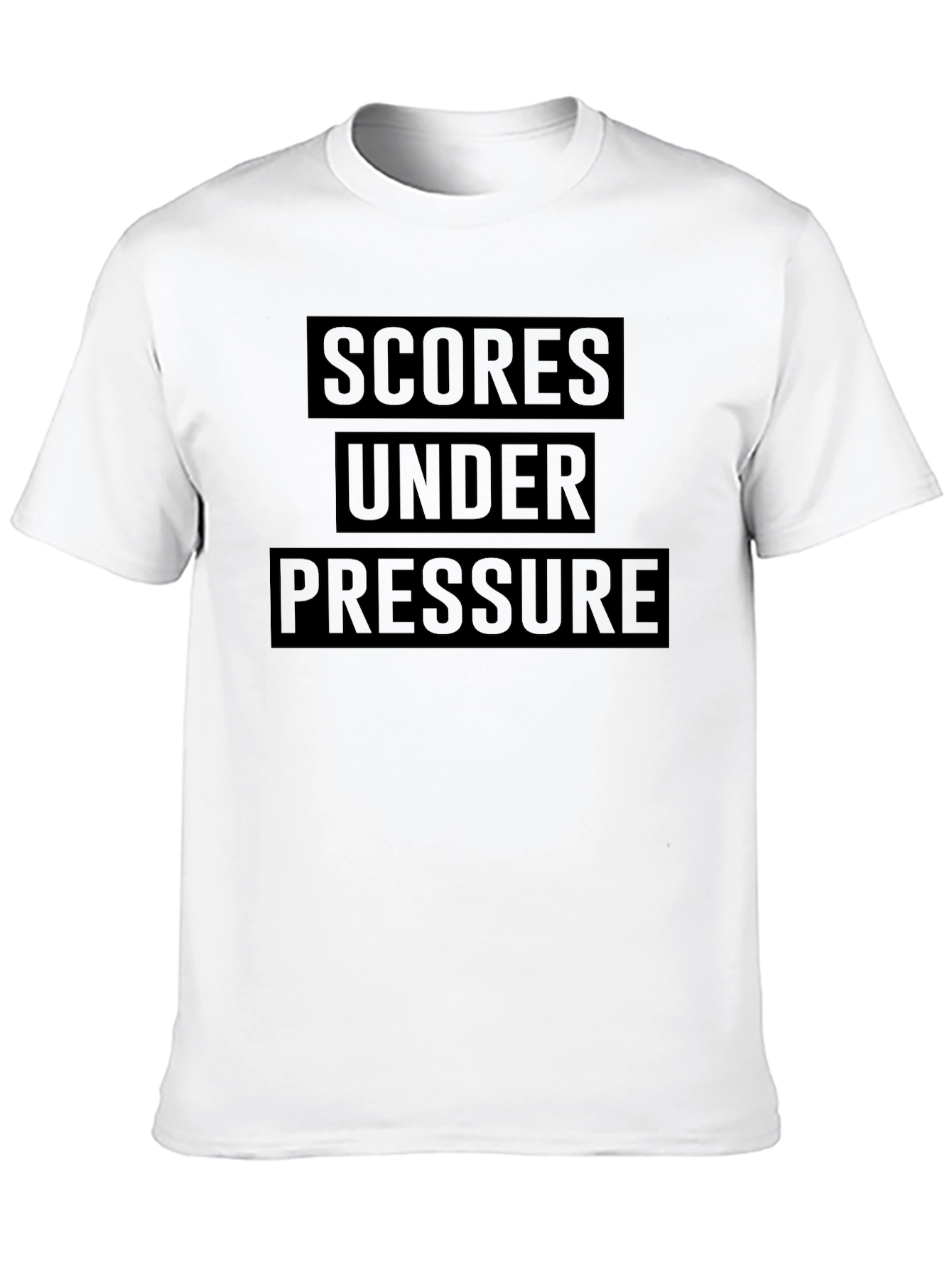 Black Scores Under Pressure Graphic Tee - Black view 10