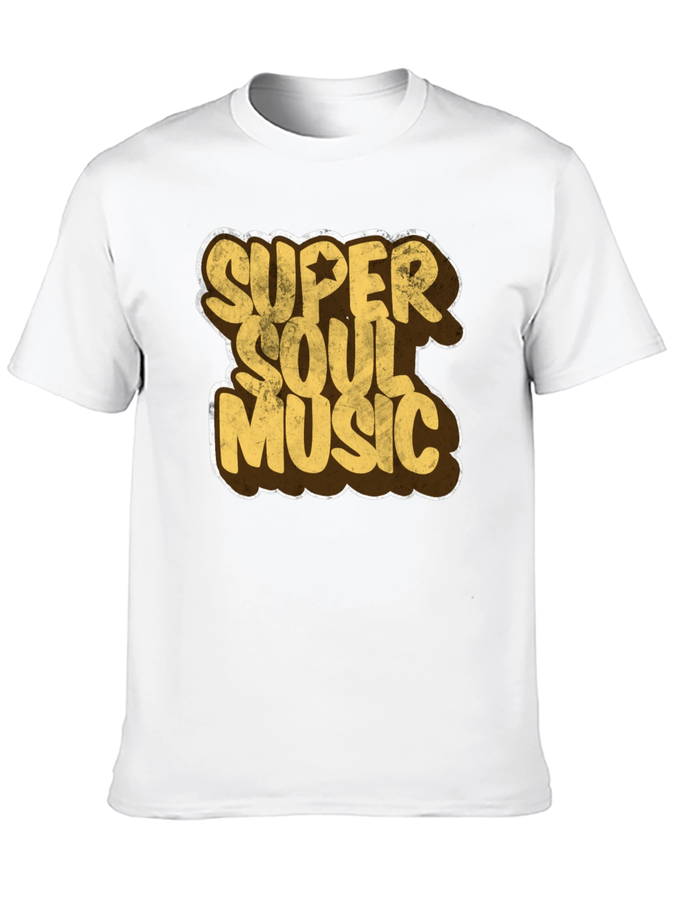 Black Super Soul Music Graphic T-Shirt view 10