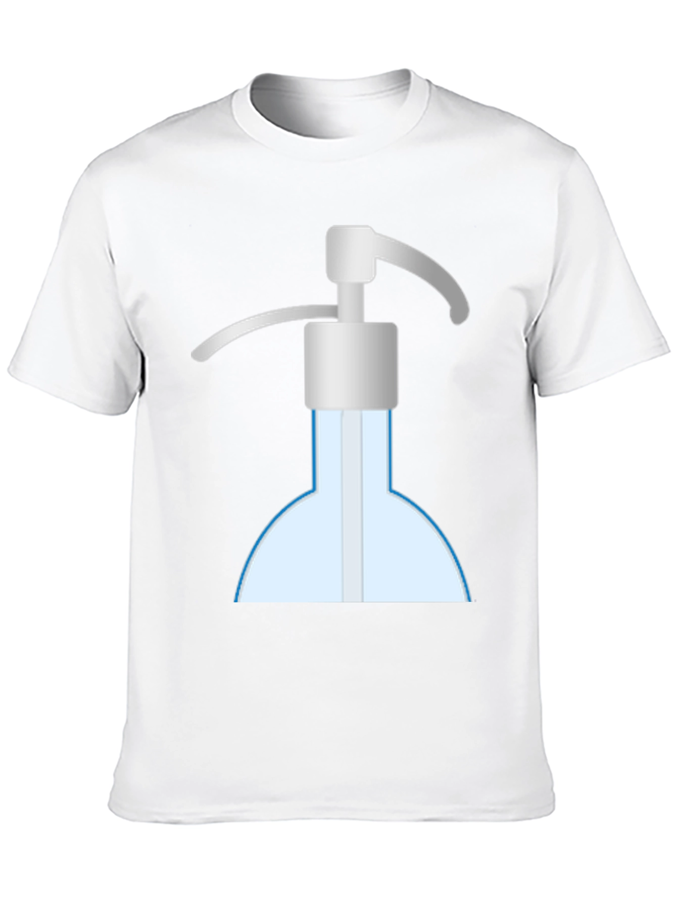 Black Novelty Hand Sanitizer Graphic T-Shirt view 10