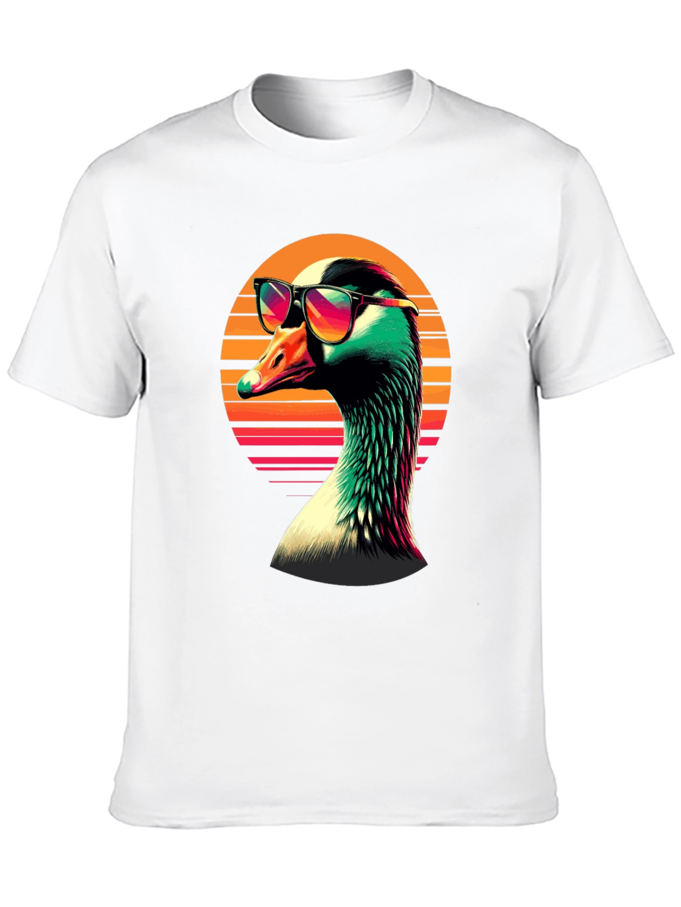 Black Retro Goose T-Shirt view 10