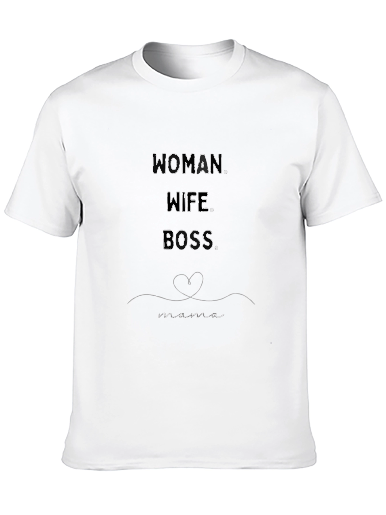 Black Woman Wife Boss Mama T-Shirt view 10