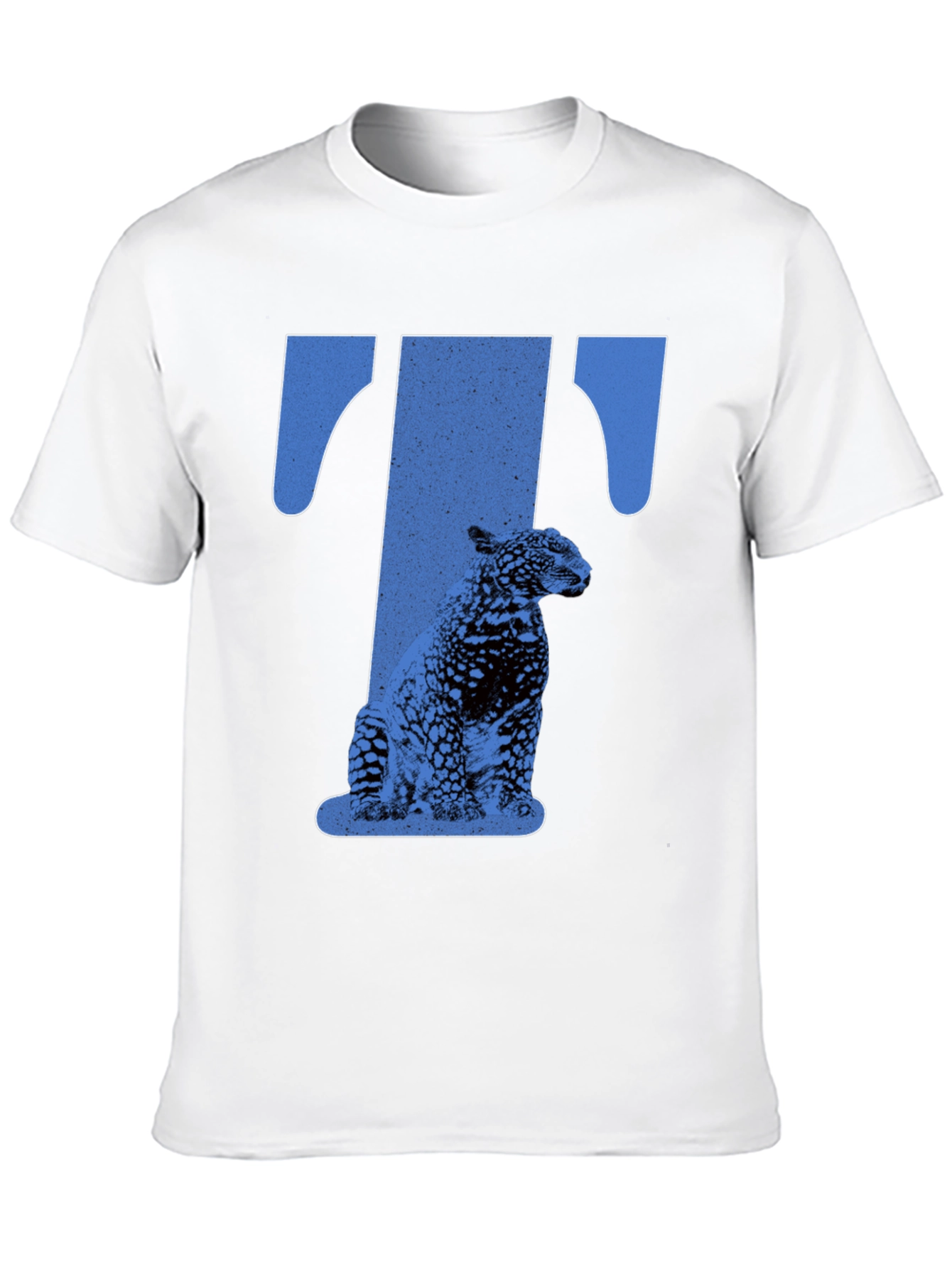 Black Jaguar 'T' Graphic Tee - Stylish Men's Black T-Shirt view 10