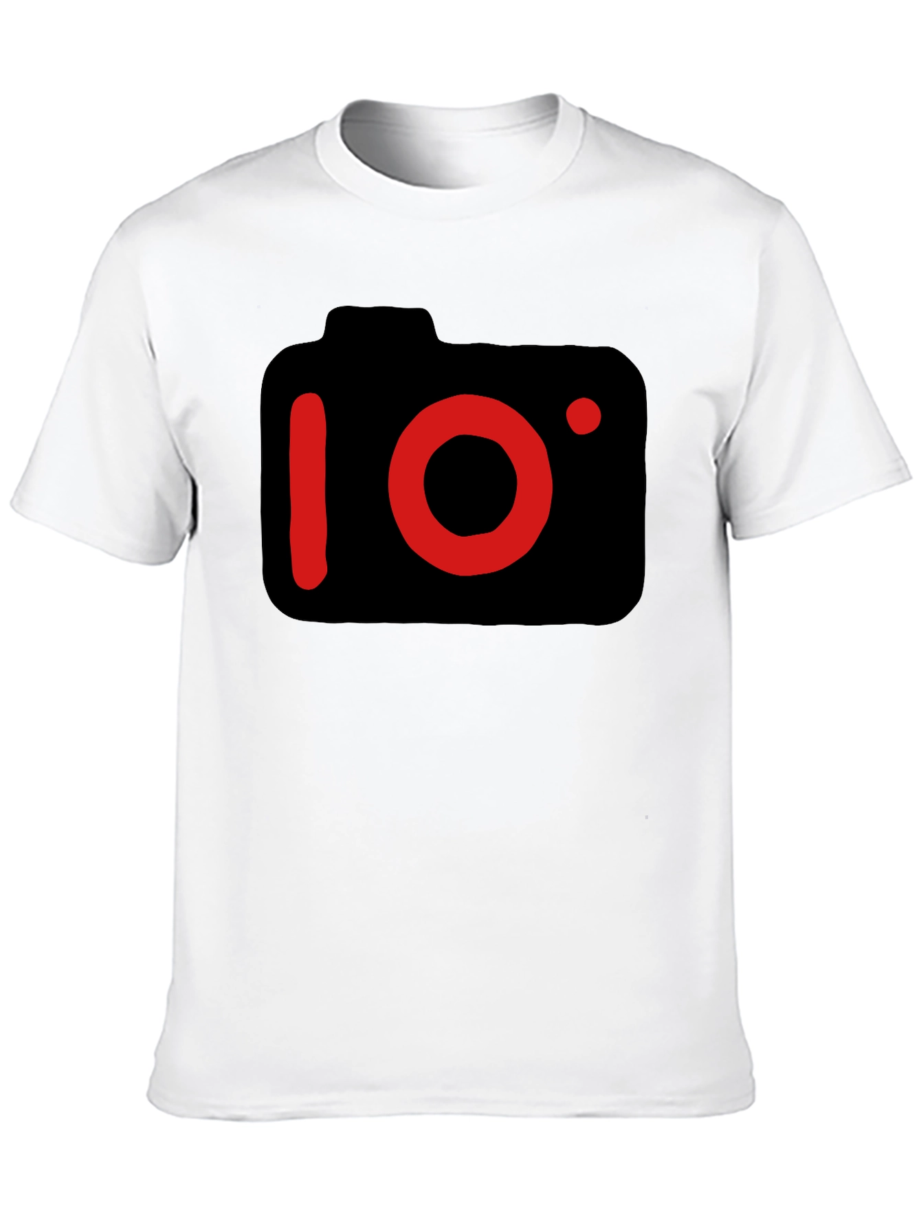 Black Camera Graphic Black T-Shirt view 10