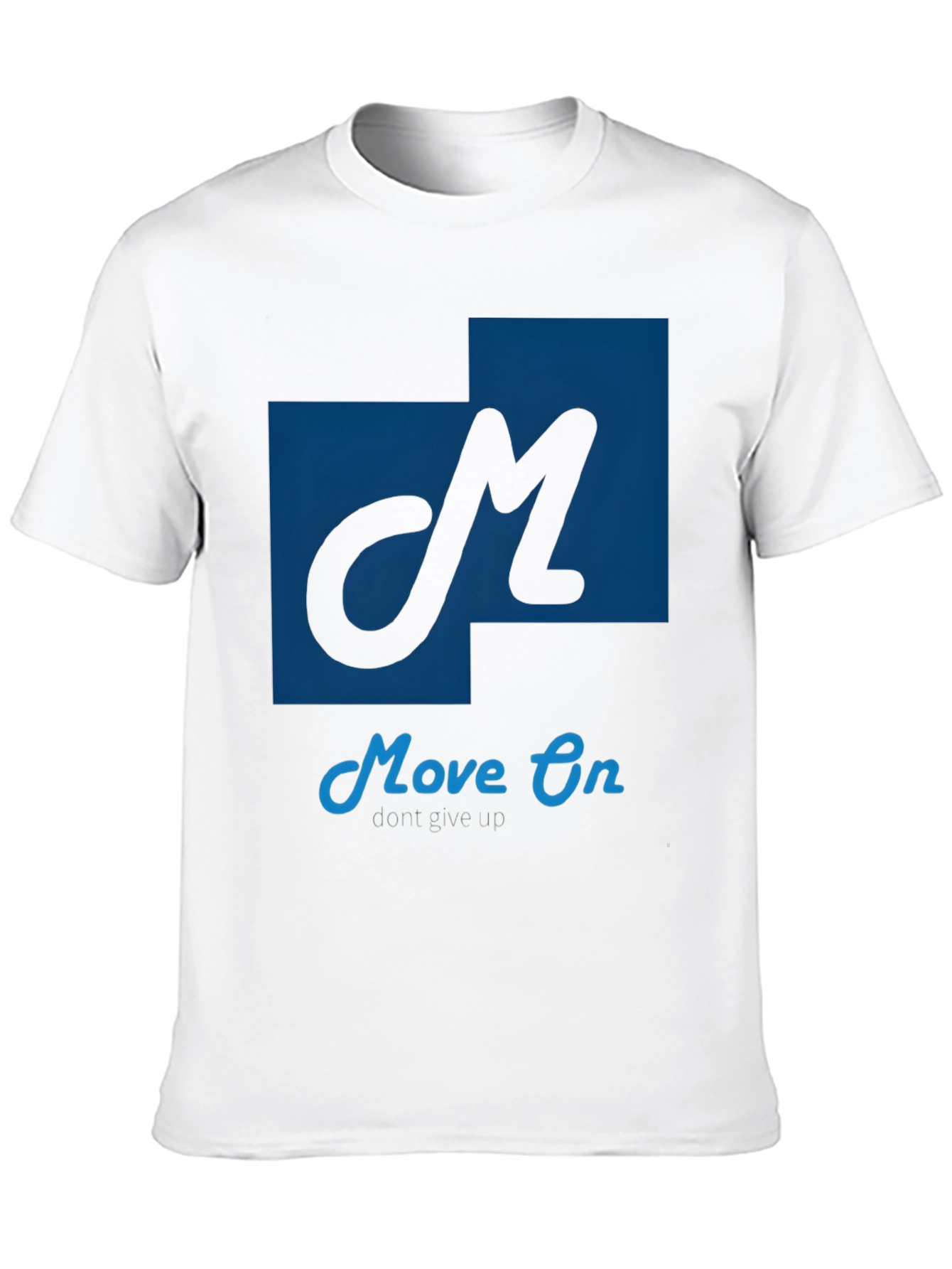 Black Move On Graphic T-Shirt - Motivational Design view 10