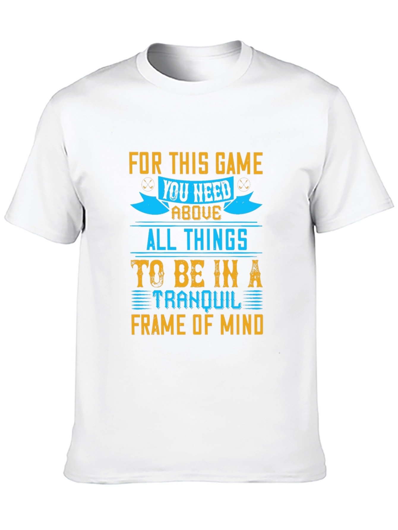 Black Tranquil Mind Game T-Shirt - Soft Black Cotton Tee view 10