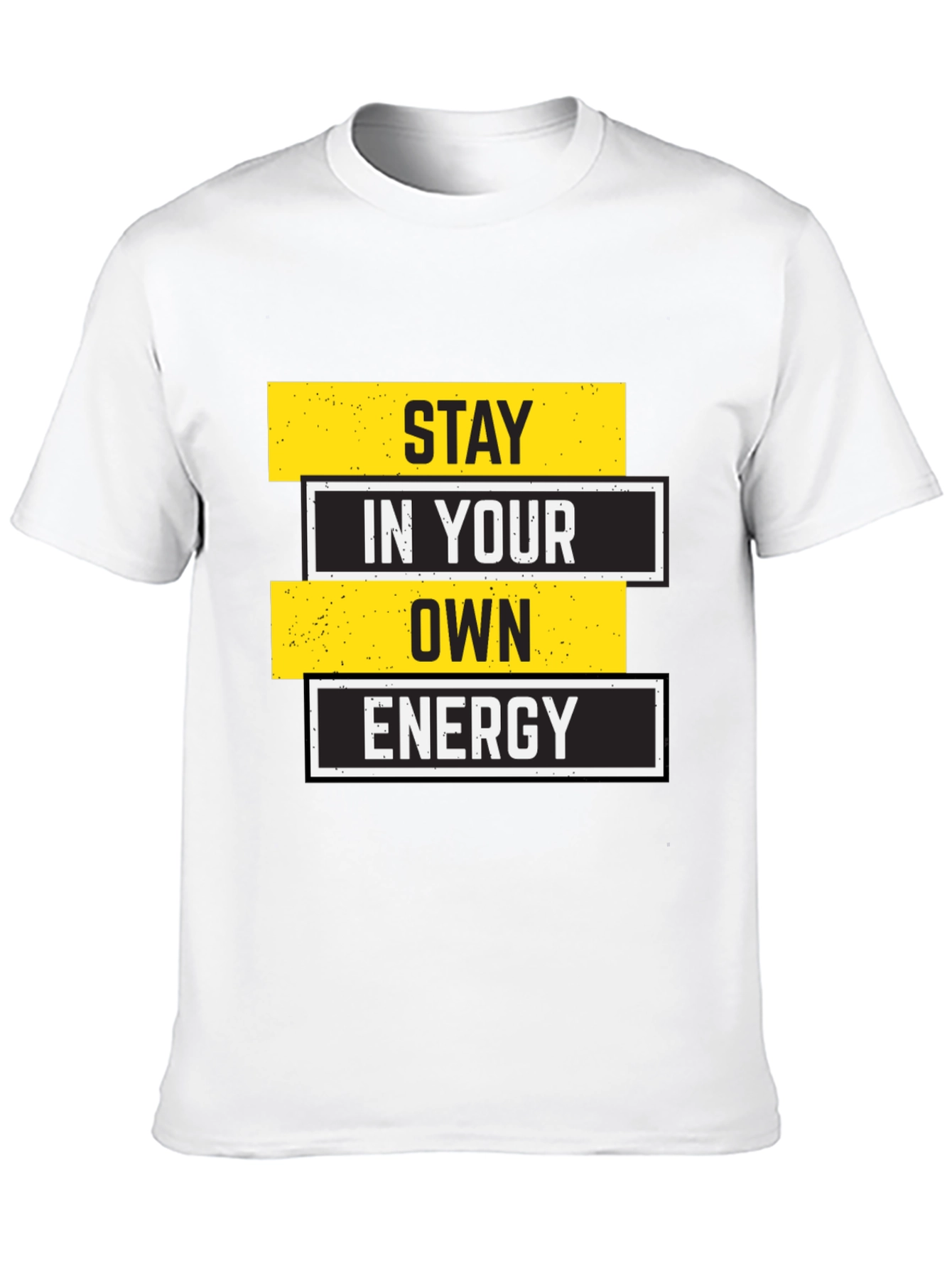Black Stay in Your Own Energy Graphic Tee view 10