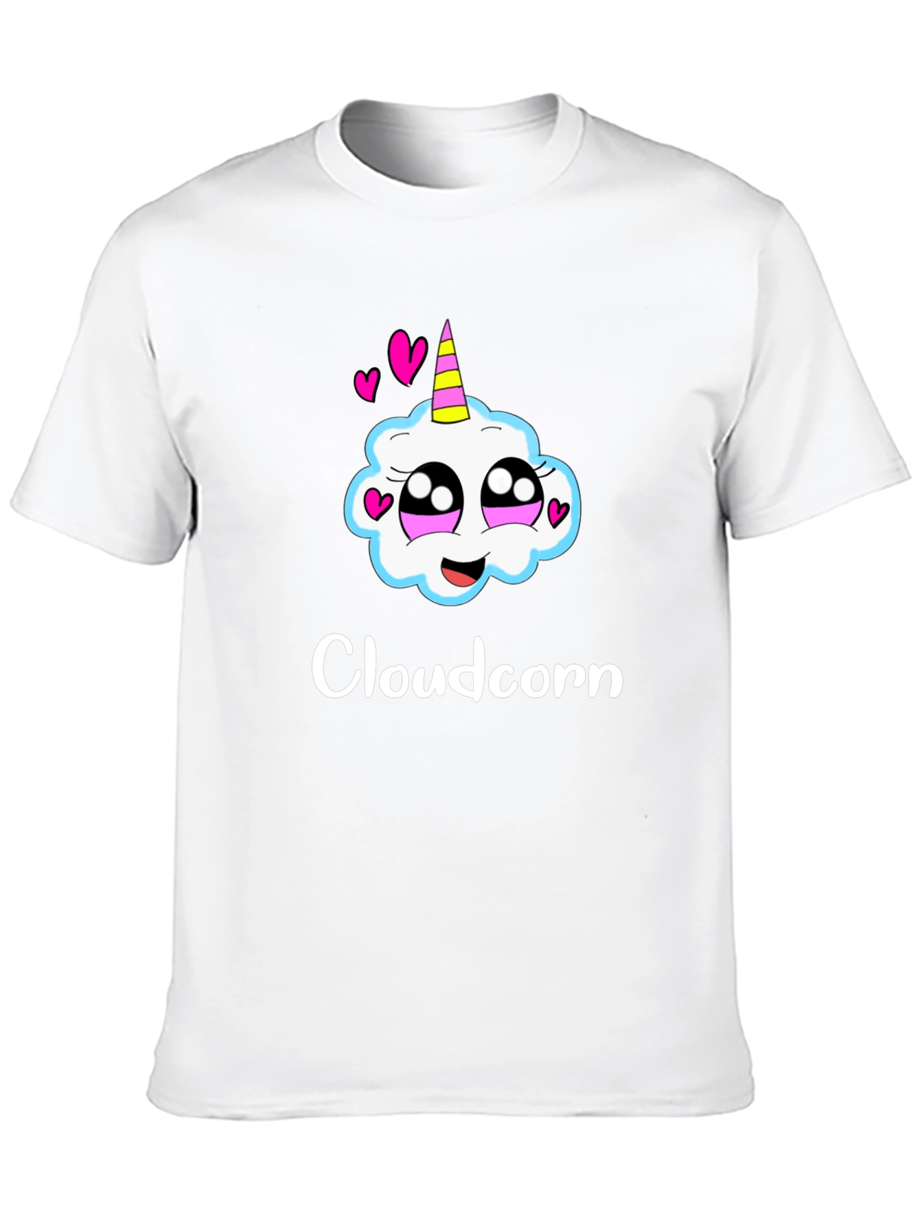 Black Cloudcorn Graphic T-Shirt - Black Cotton Blend view 10