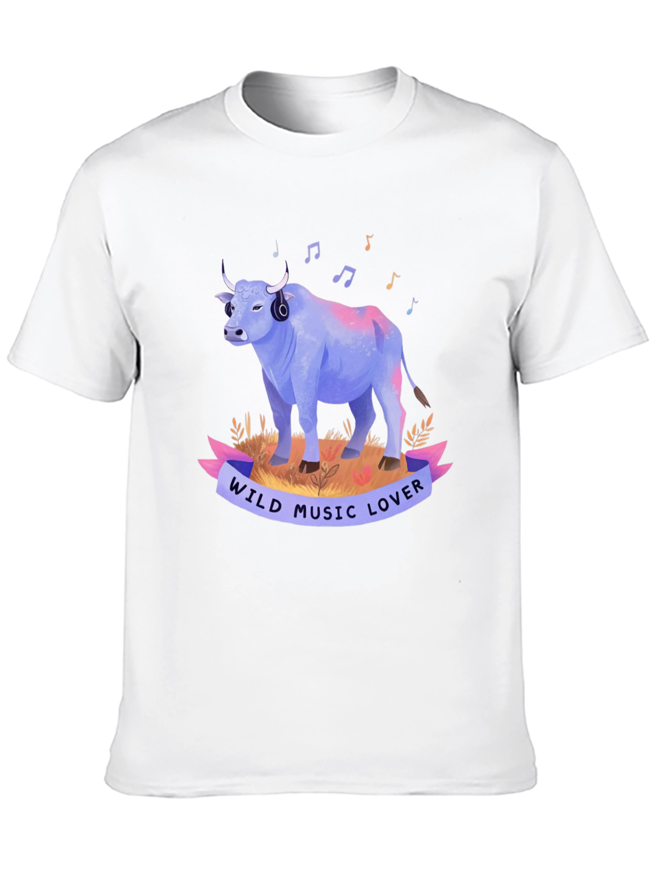 Black Wild Music Lover Tee - Cool Graphic Print view 10