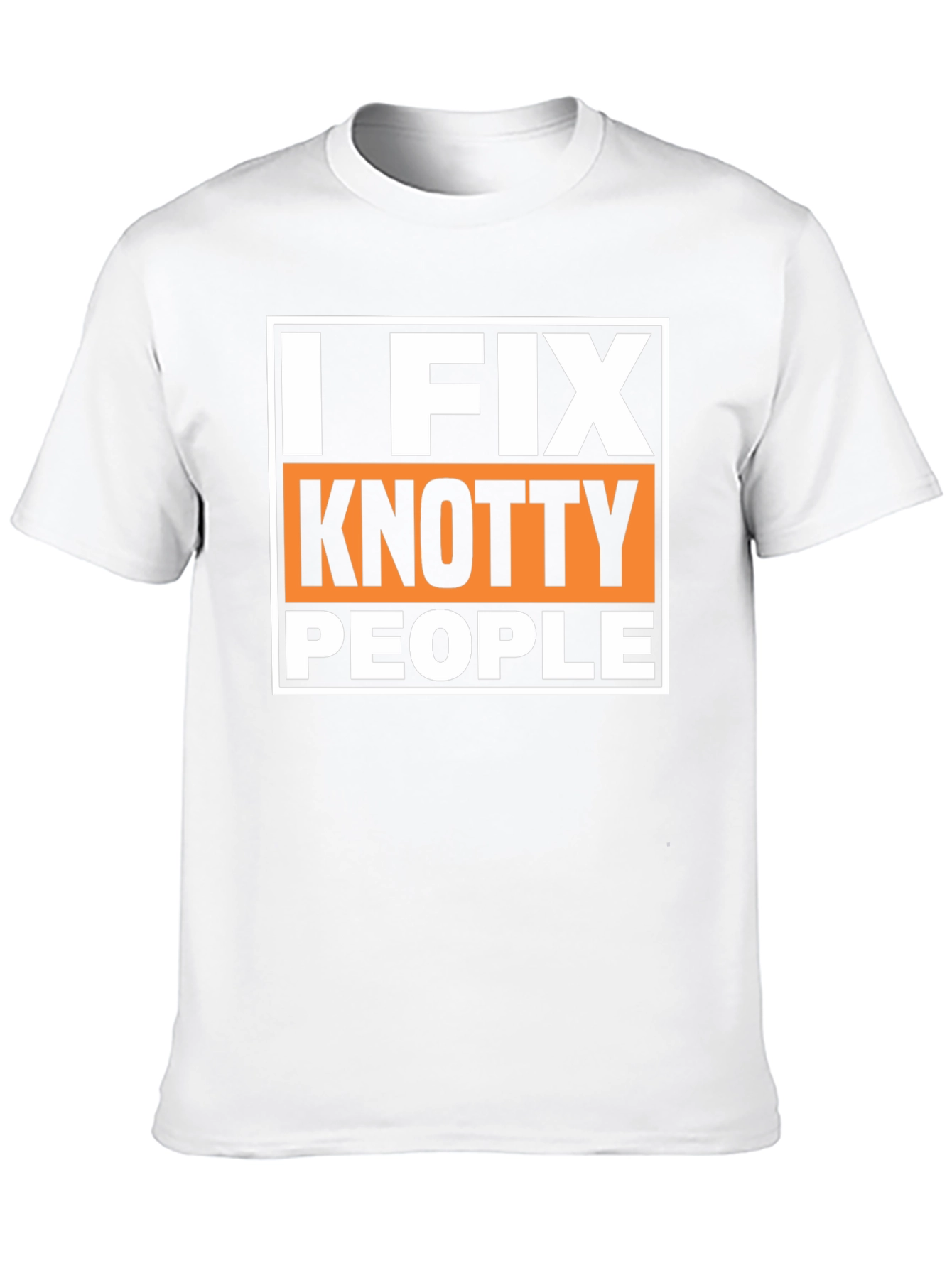 Black I Fix Knotty People Funny Graphic T-Shirt view 10