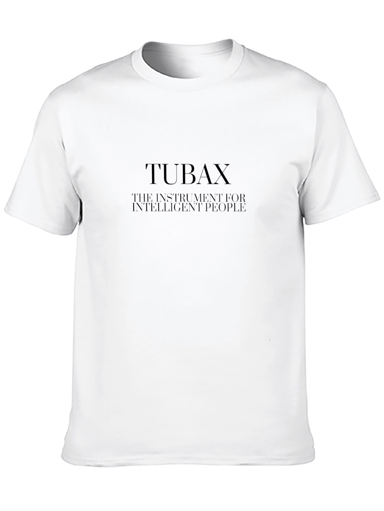 Black Tubax Instrument Black T-Shirt view 10