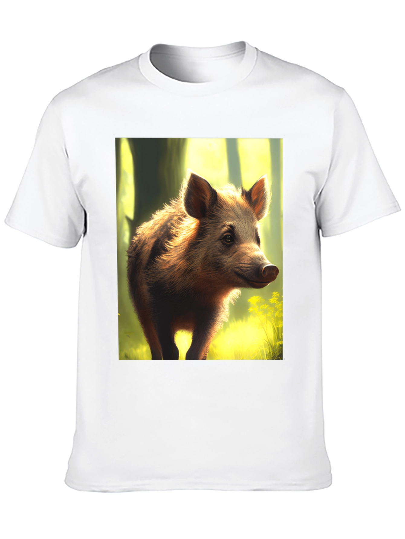 Black Wild Boar Graphic Tee view 10