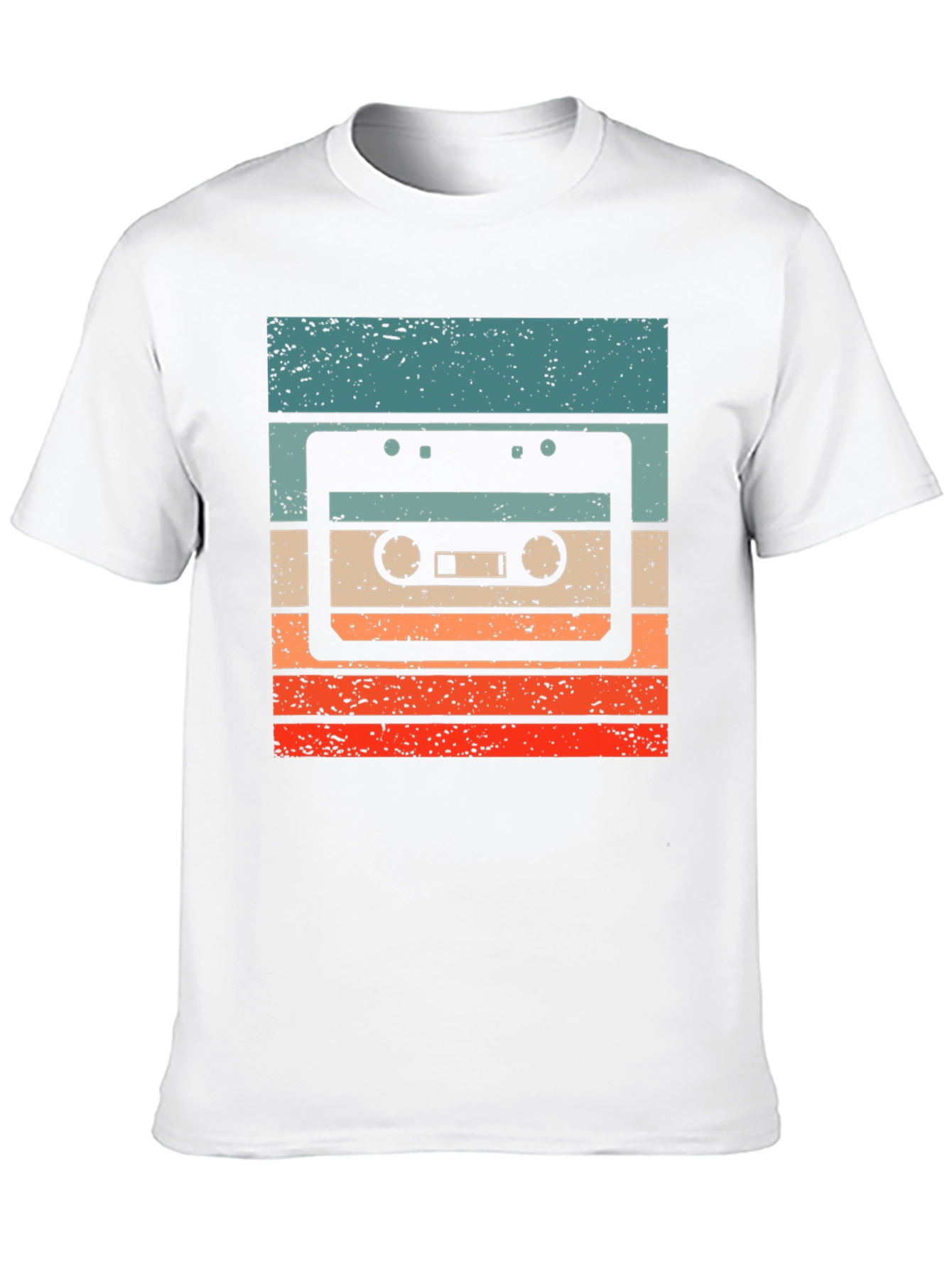 Black Retro Cassette Tape T-Shirt - Vintage Style view 10