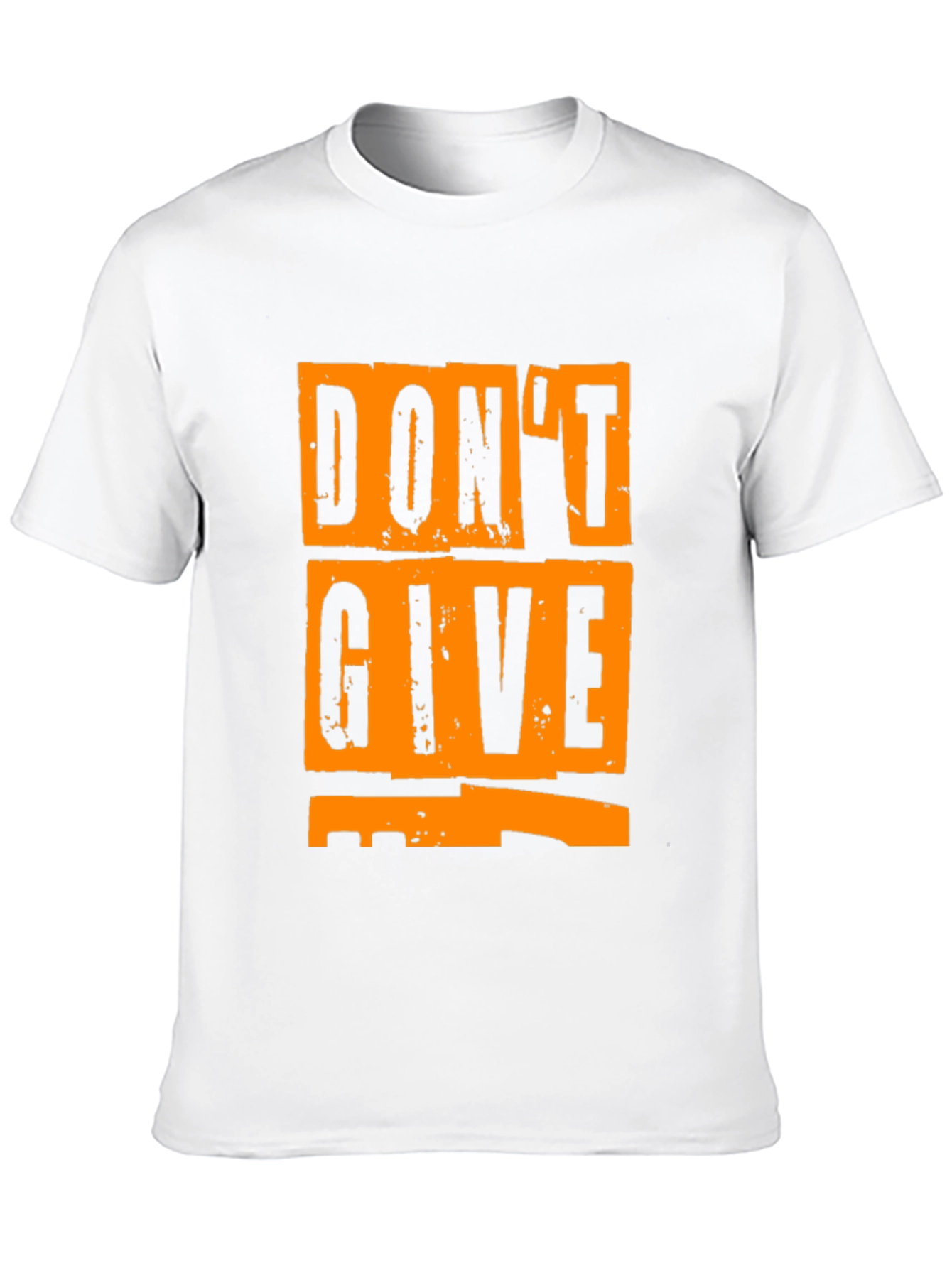 Black Don't Give Up Graphic T-Shirt - Motivational Tee view 10