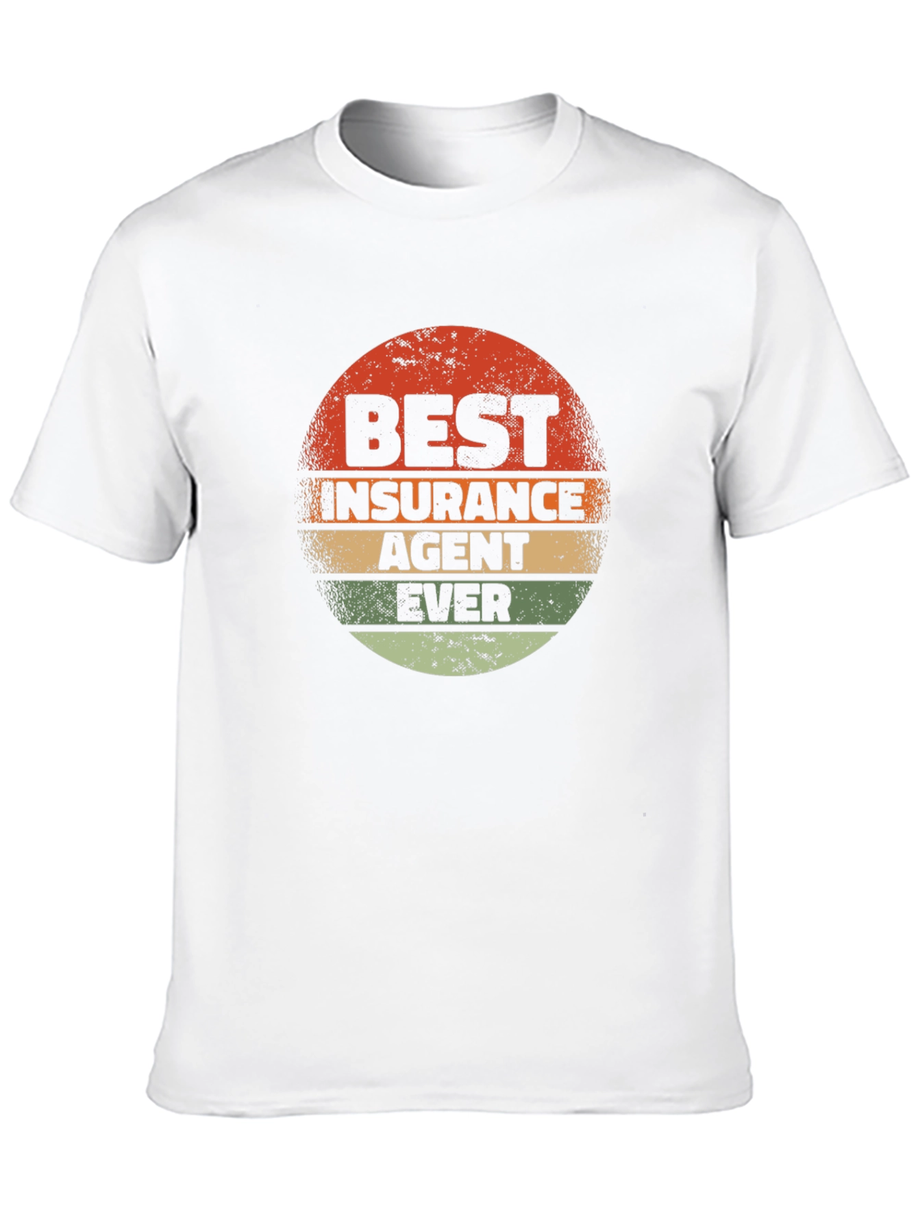 Black Best Insurance Agent Ever Retro T-Shirt view 10