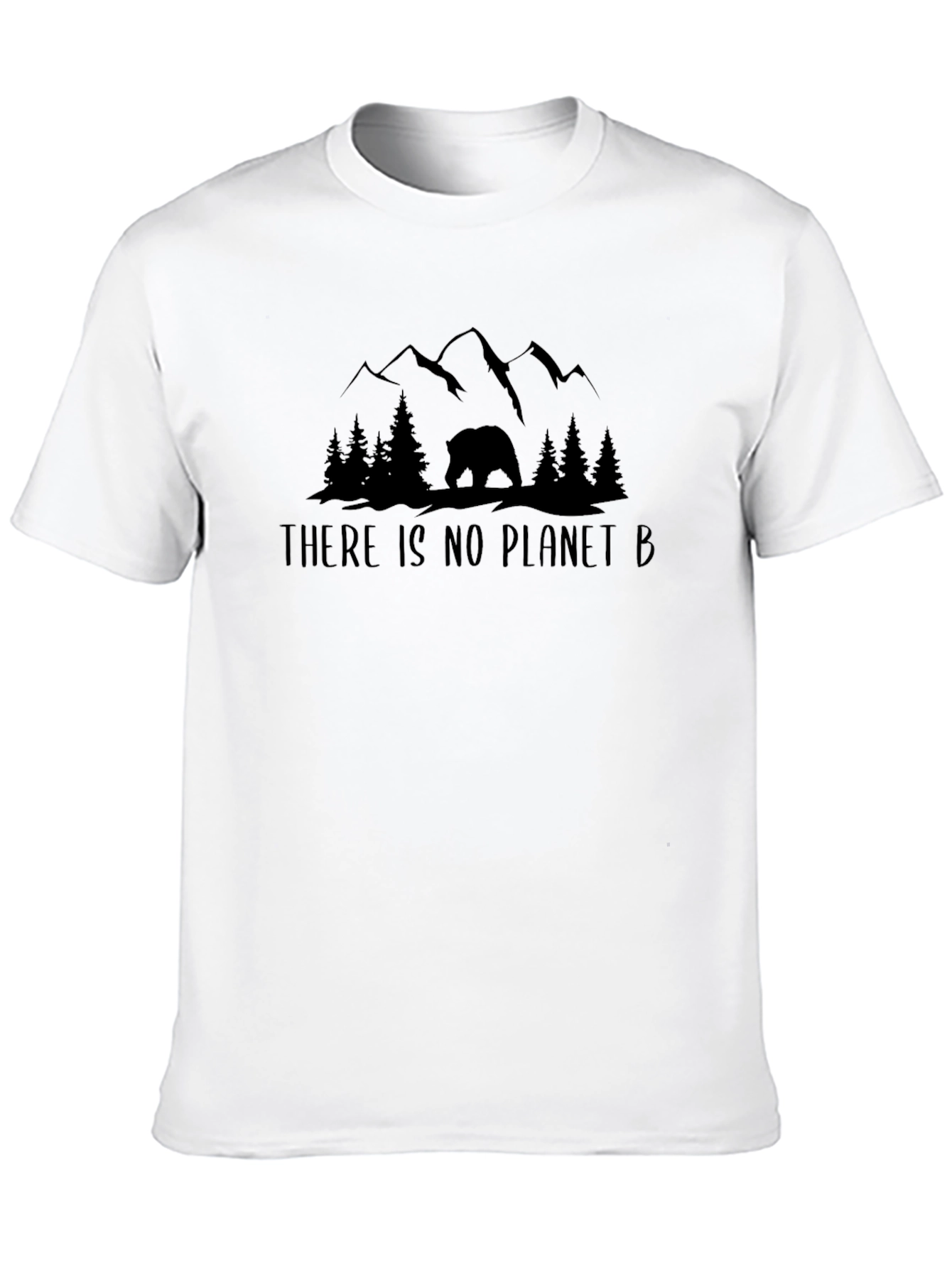 Black There Is No Planet B Graphic Tee view 10