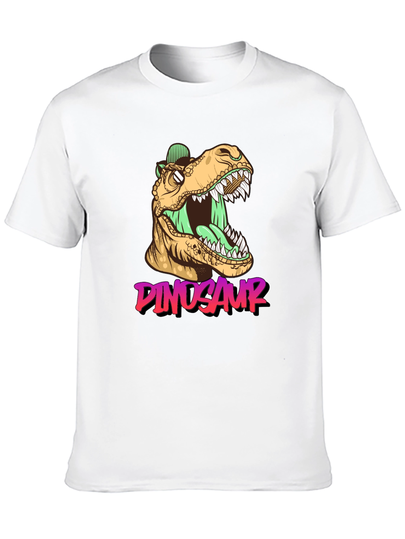 Black Dinosaur Graphic T-Shirt - Roaring Style view 10