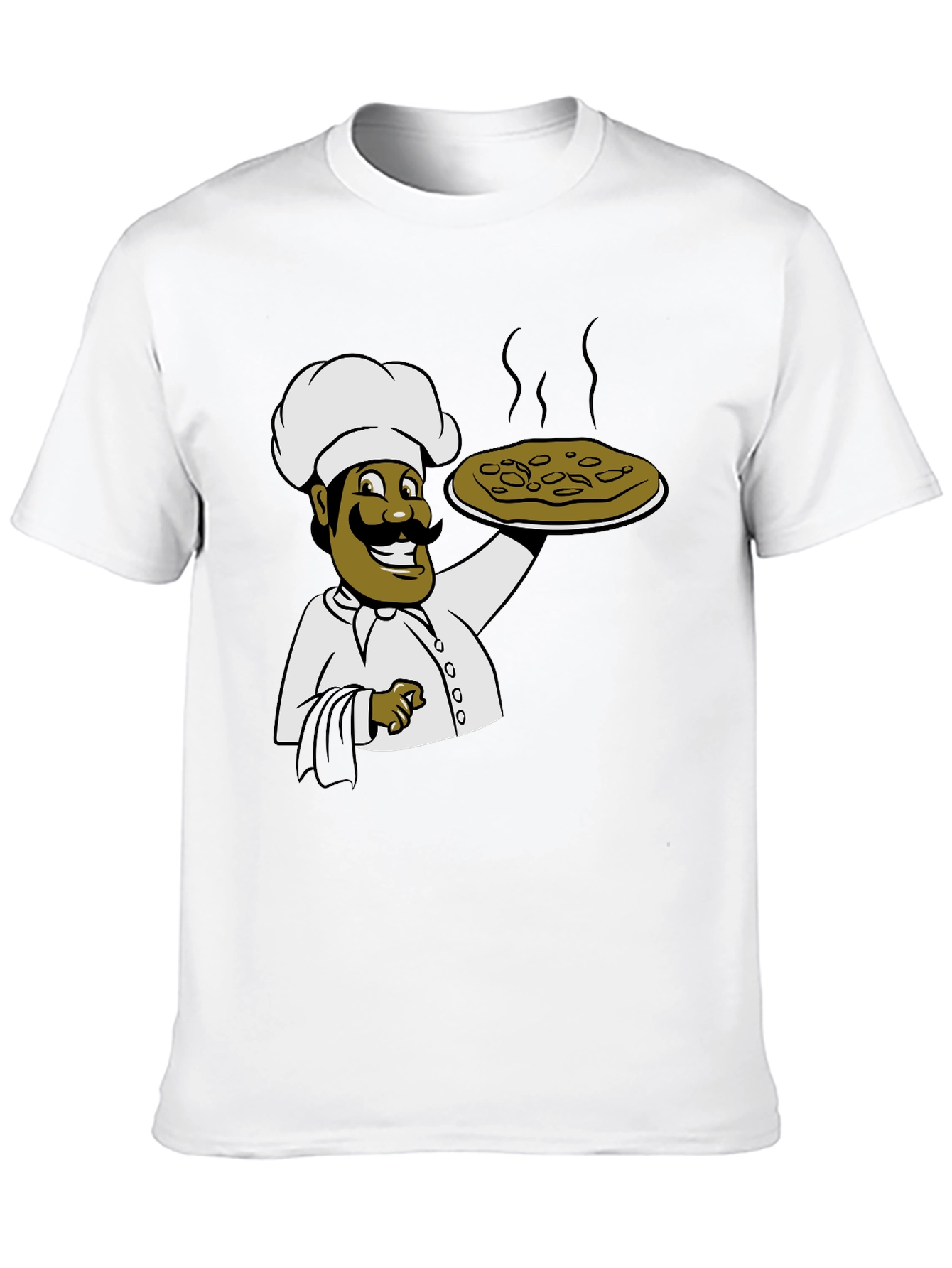Black Chef Graphic T-Shirt - Unisex Black Tee view 10