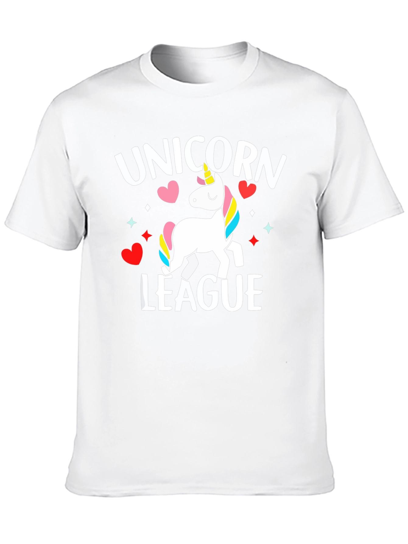 Black Unicorn League Graphic Tee - Black Cotton T-Shirt view 10
