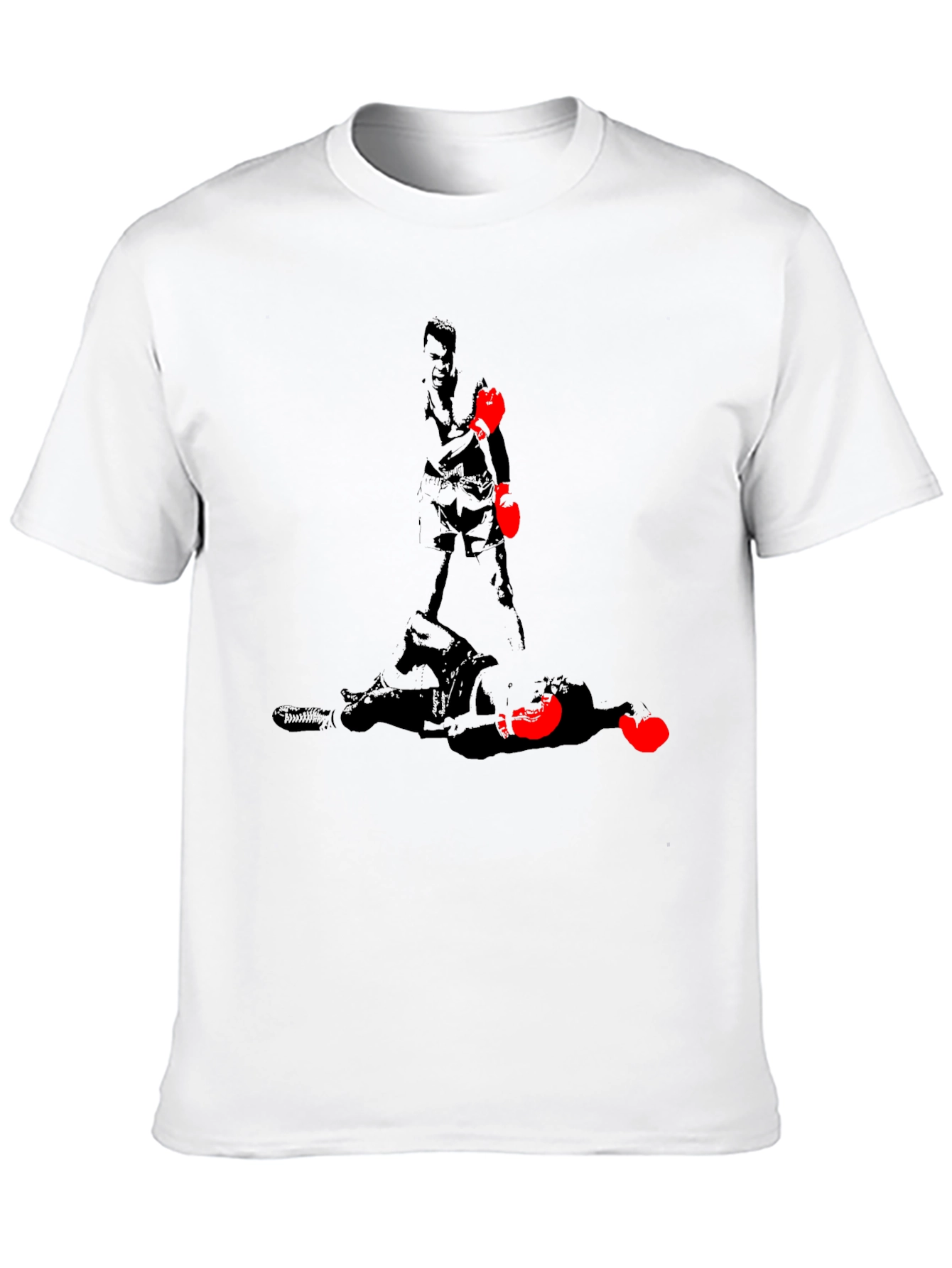 Black Boxing KO T-Shirt - Black Graphic Tee view 10