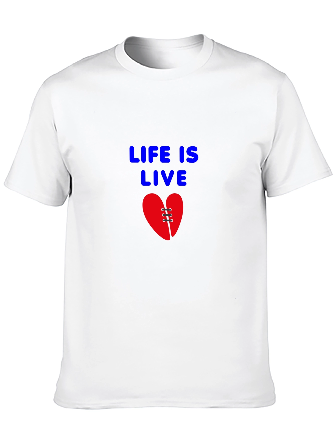 Black Life is Live Heart Graphic T-Shirt view 10