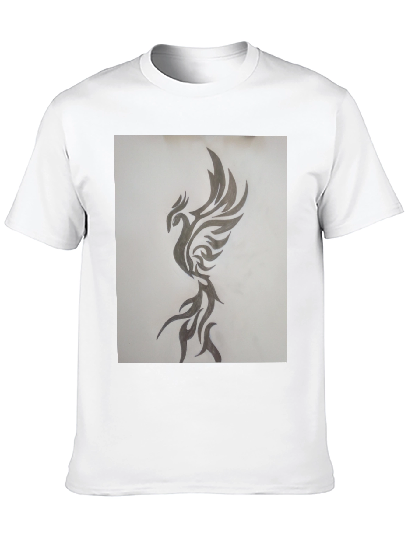 Black Phoenix Graphic Black T-Shirt view 10