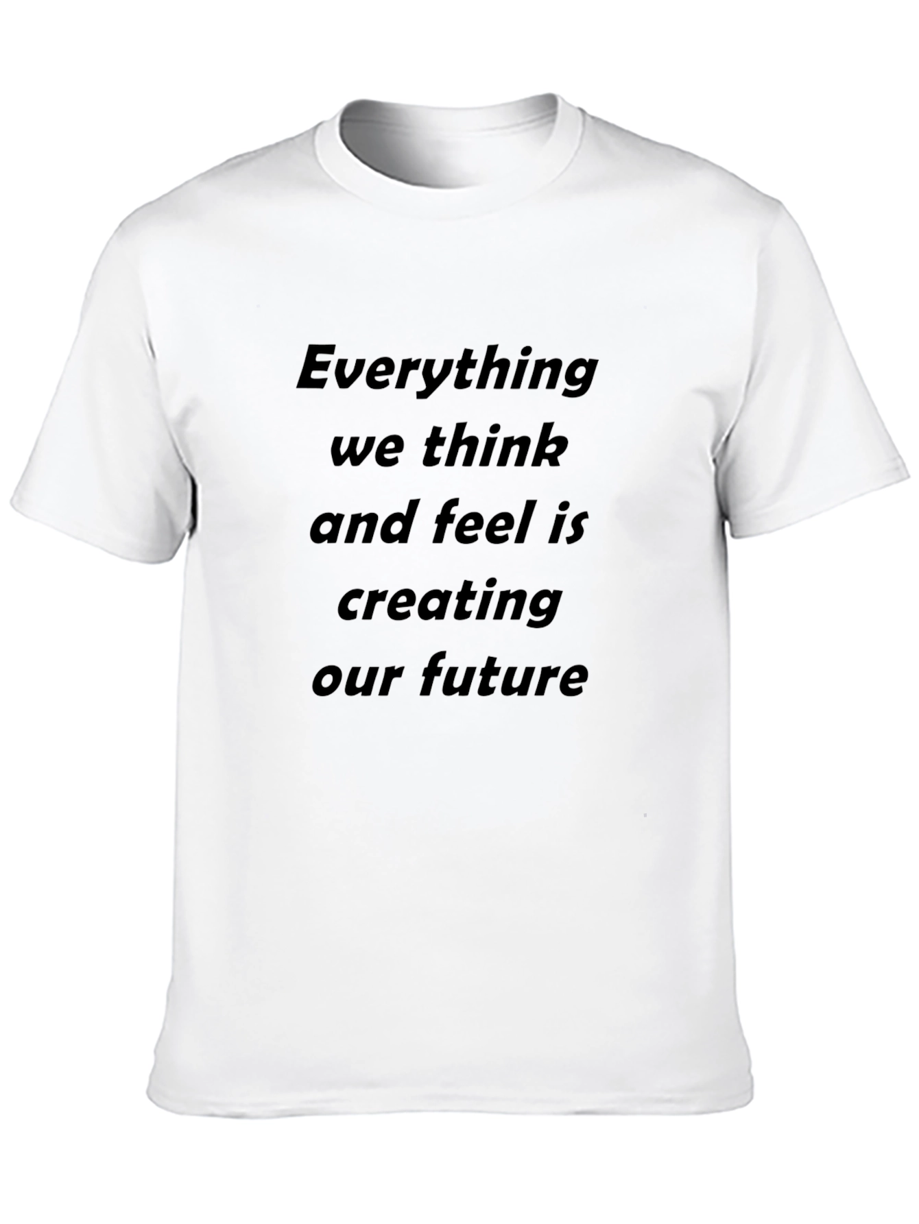 Black Inspirational Quote T-Shirt - Future Creator Tee view 10