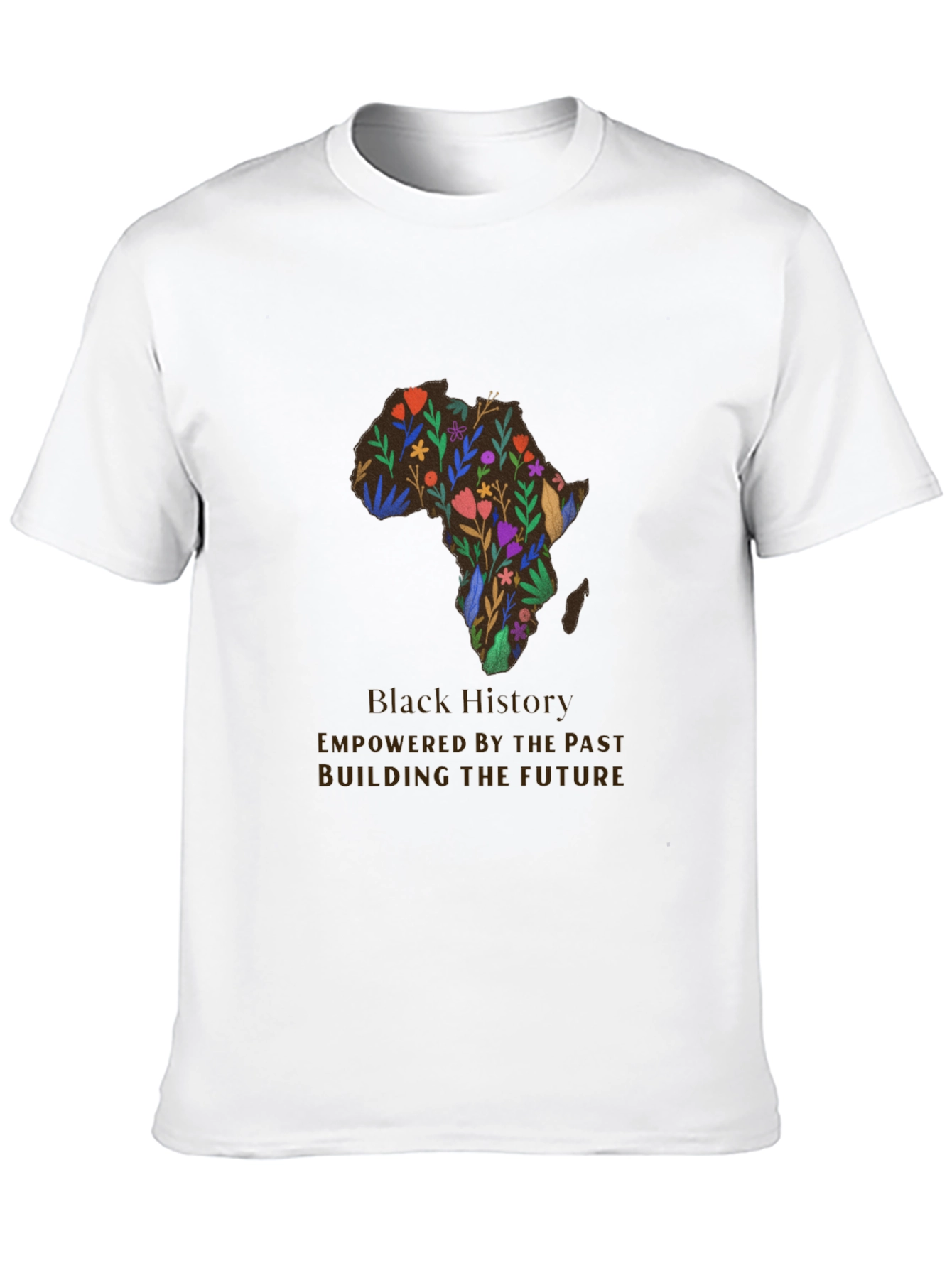 Black Black History Floral Africa T-Shirt view 10