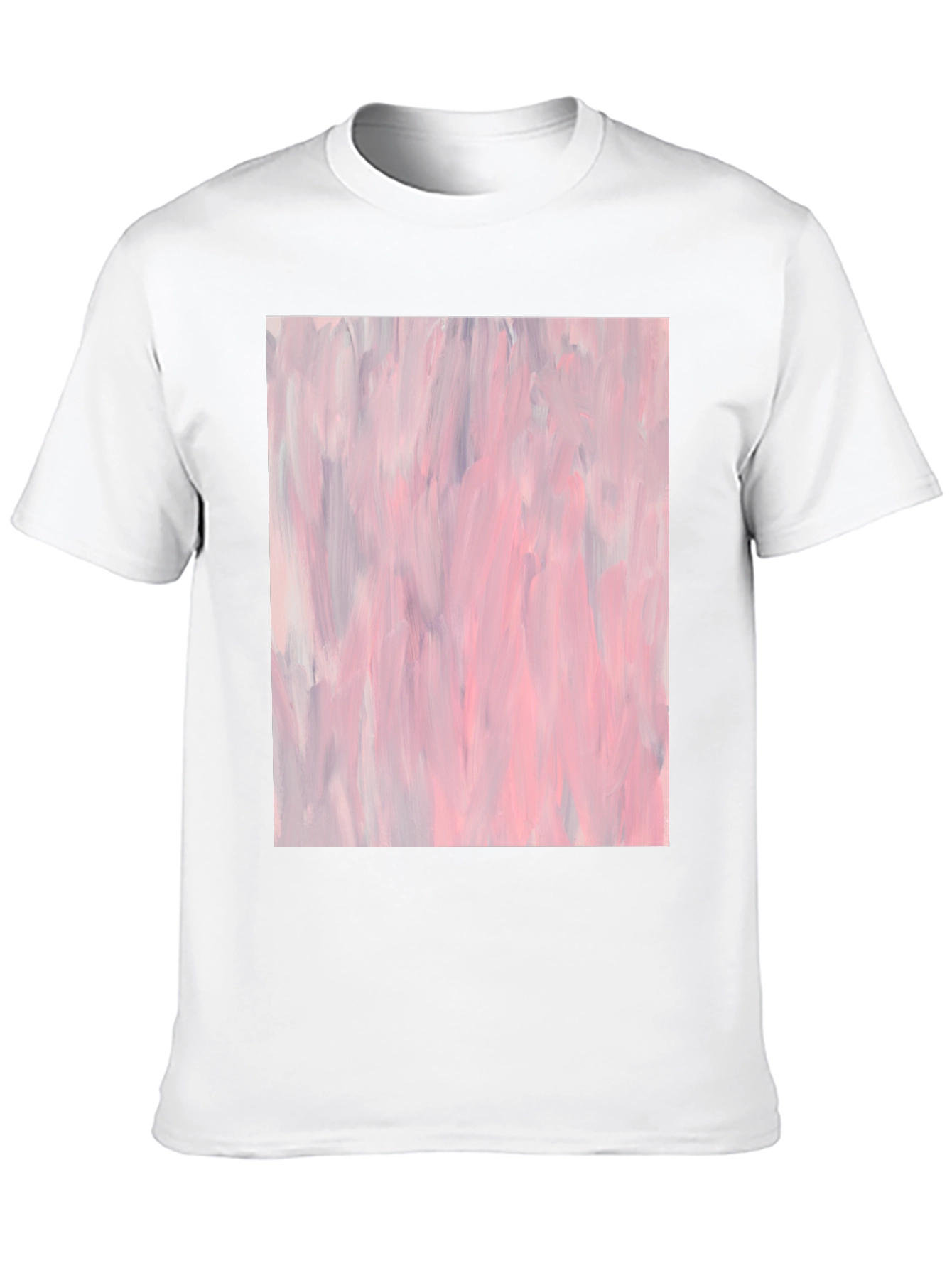 Black Abstract Art Black Cotton T-Shirt view 10