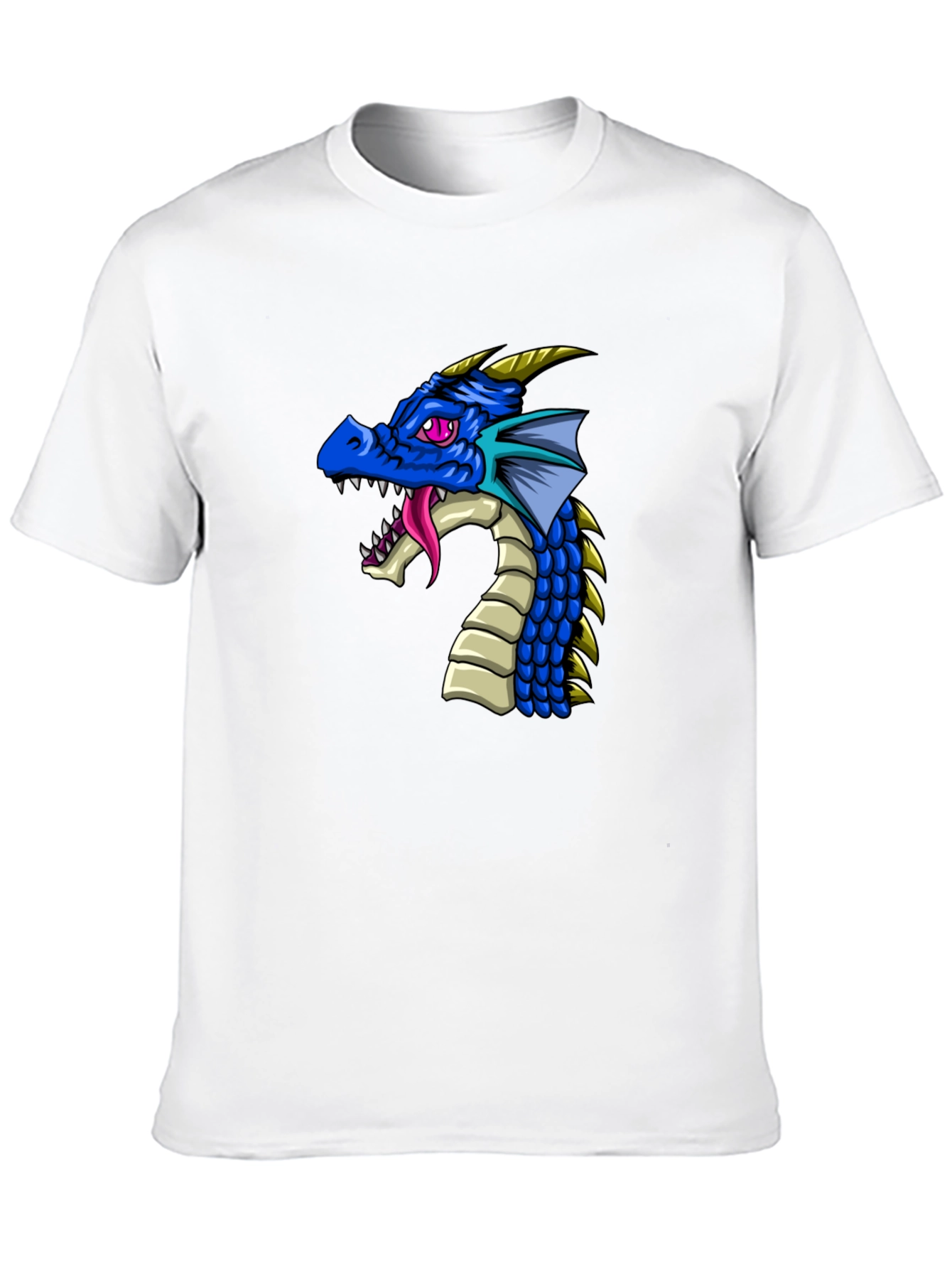 Black Dragon Graphic Print Black T-Shirt view 10
