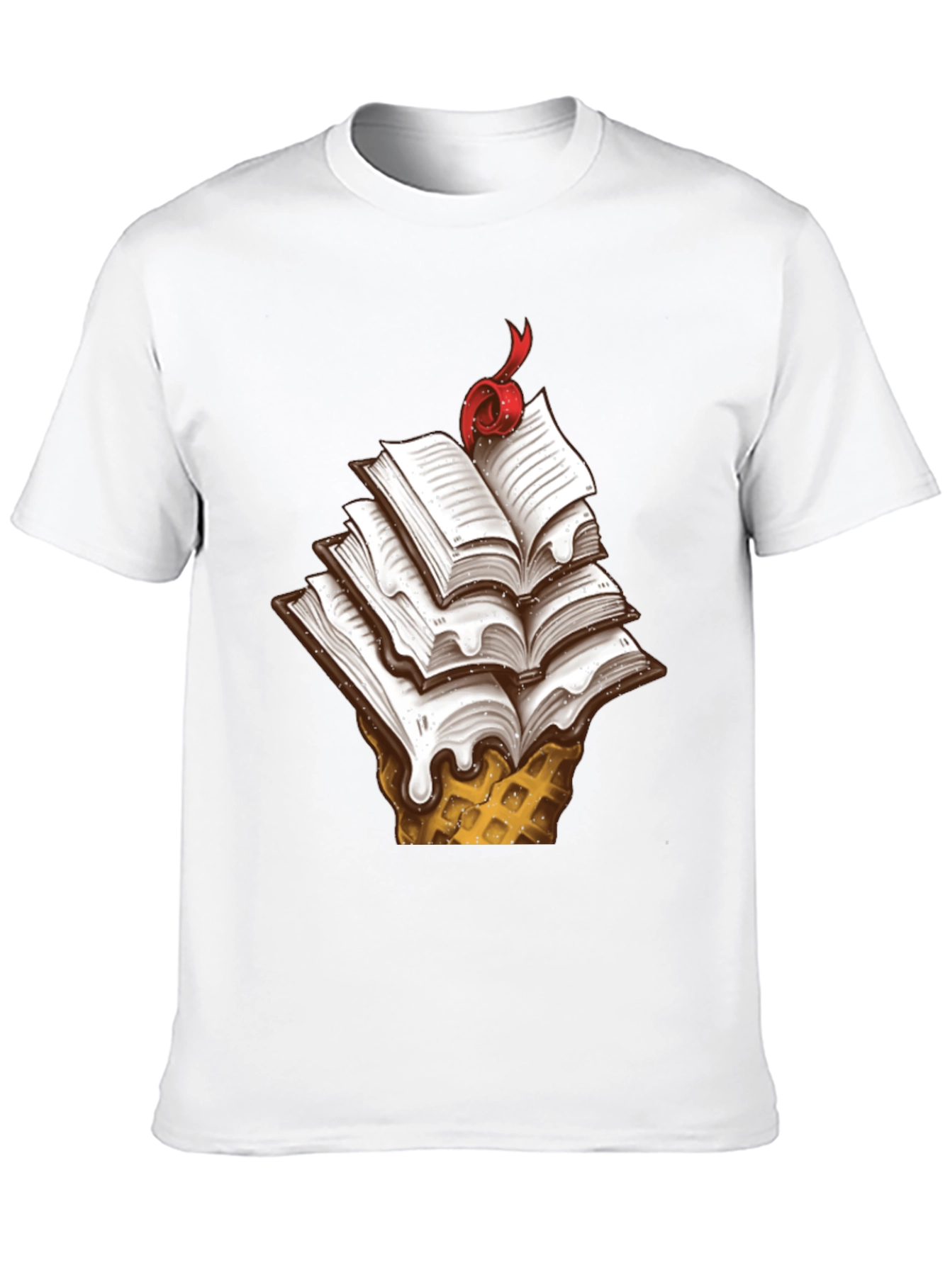 Black Book Ice Cream Cone Graphic Tee view 10