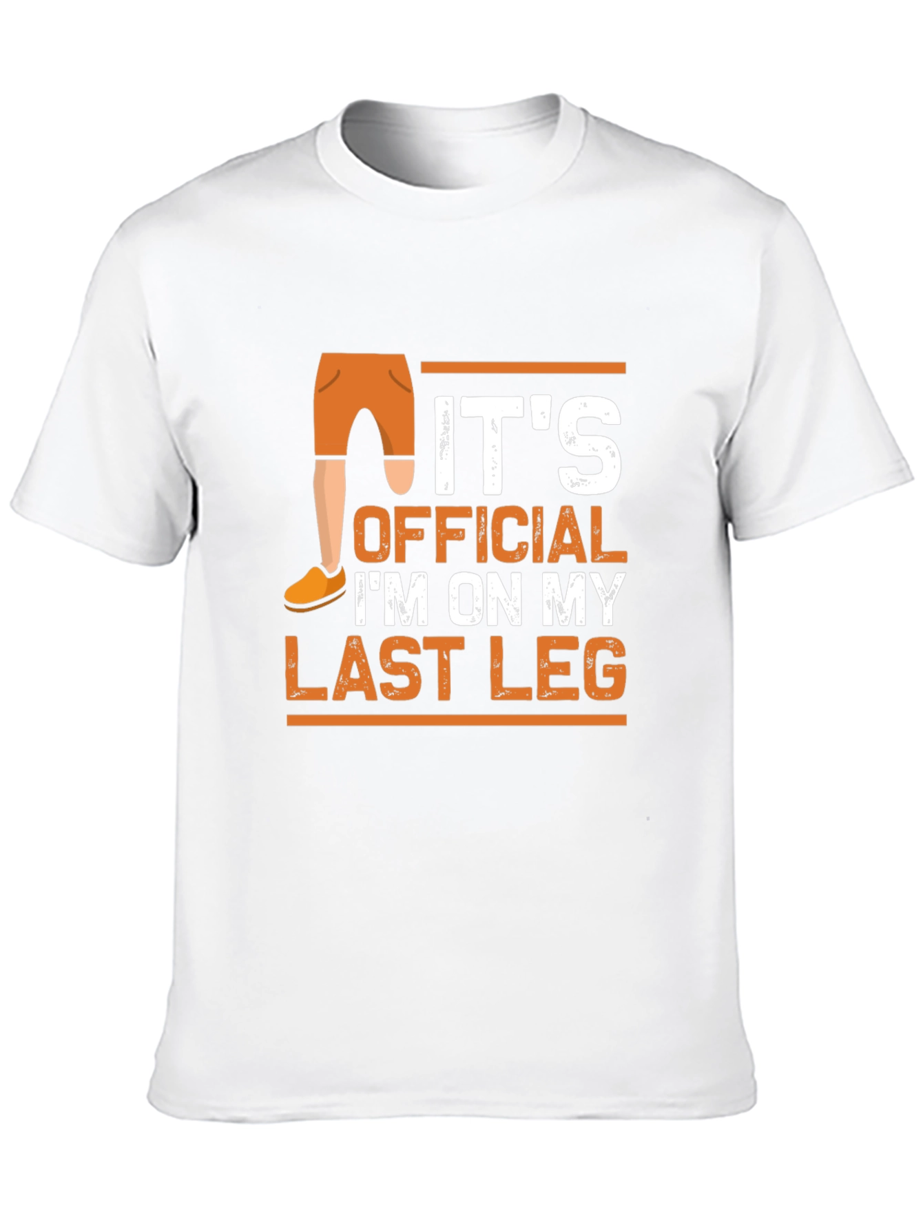 Black Funny Last Leg T-Shirt view 10