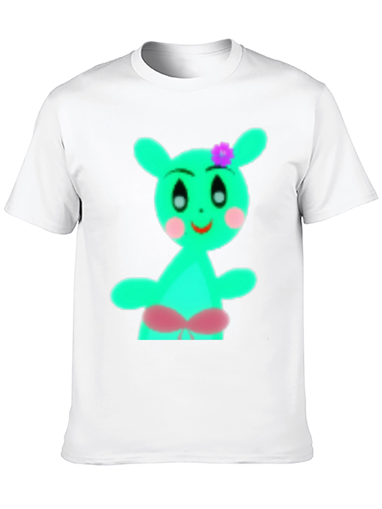 Black Funky Cartoon T-Shirt - Unique Design view 10