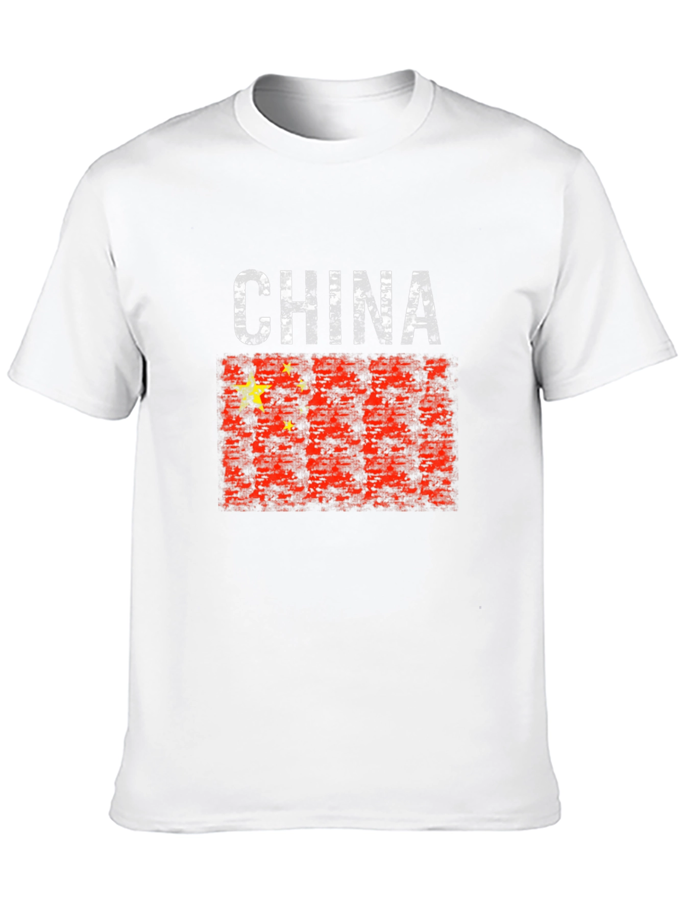 Black China Flag Graphic T-Shirt - Patriotic Tee view 10