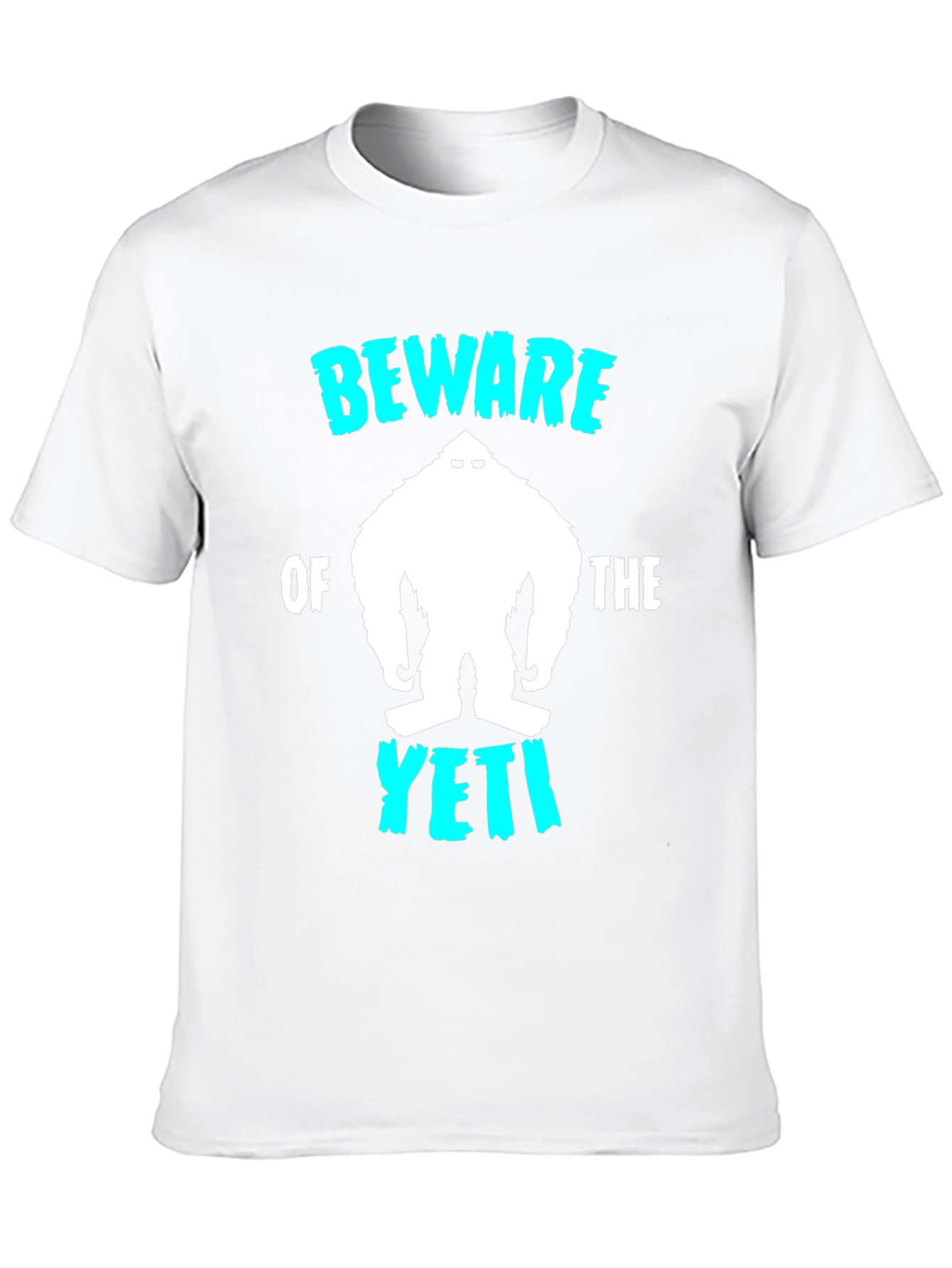 Black Beware of the Yeti Graphic T-Shirt view 10