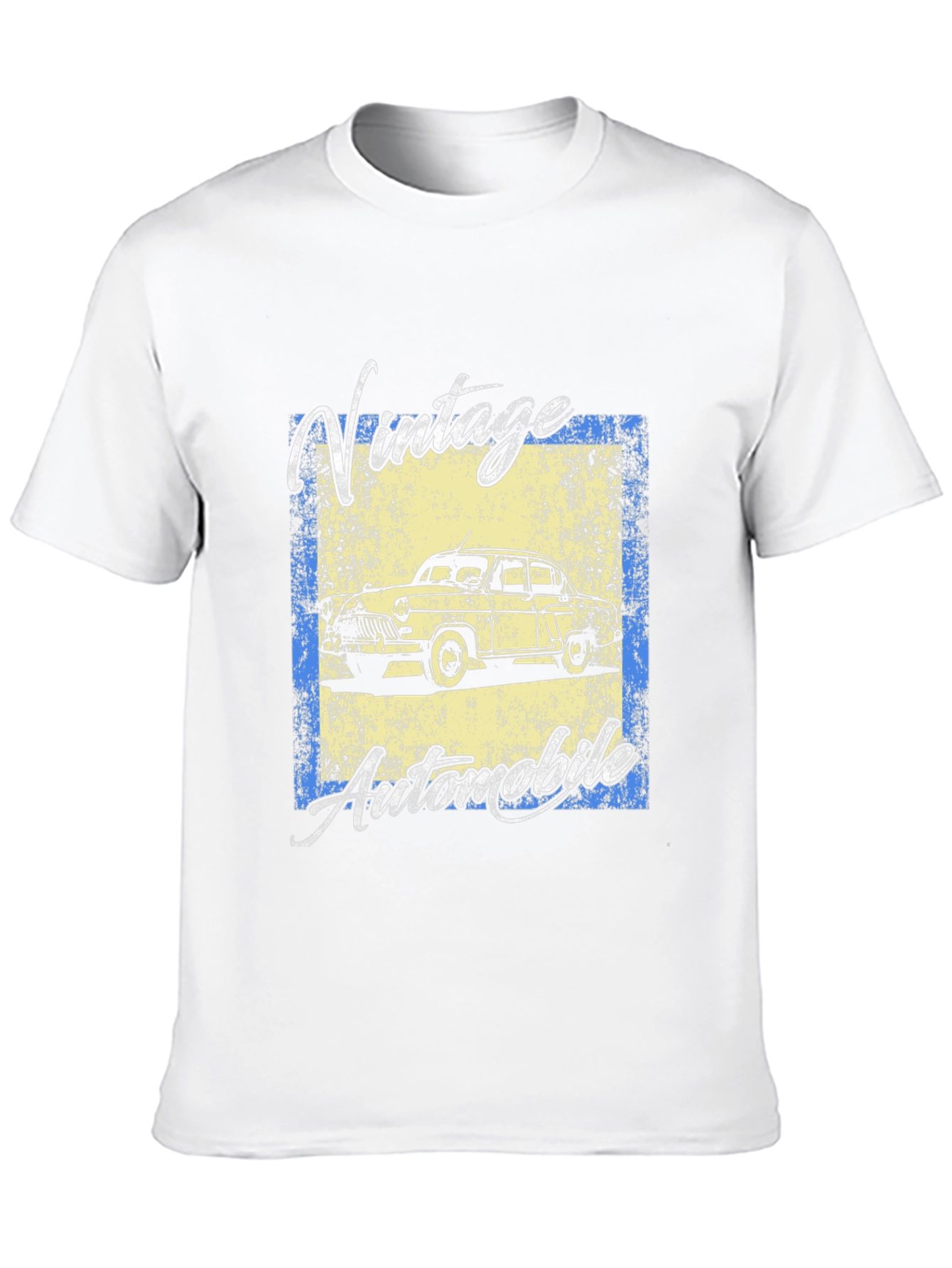 Black Vintage Automobile Graphic Tee - Classic Car Lovers view 10