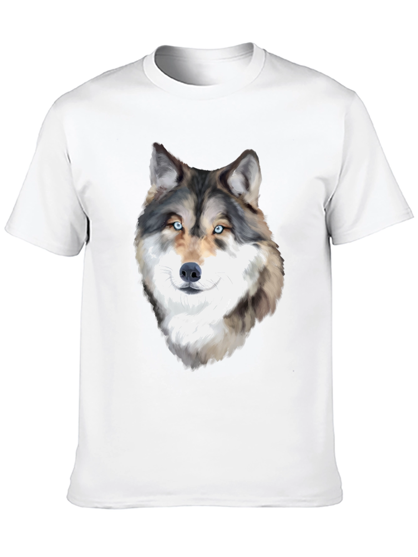 Black Wolf Graphic T-Shirt - Black view 10