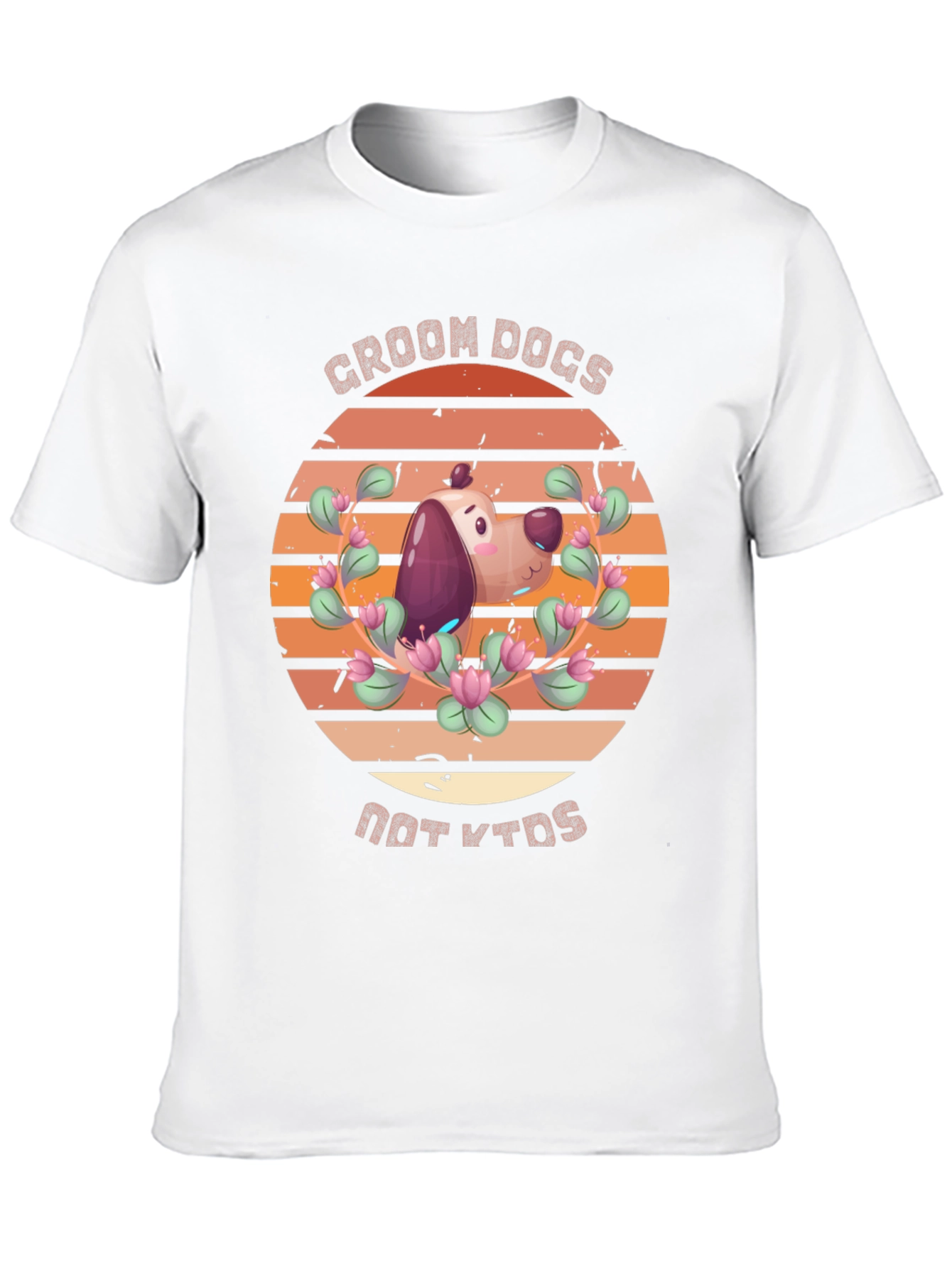 Black Groom Dogs Not Kids T-Shirt view 10